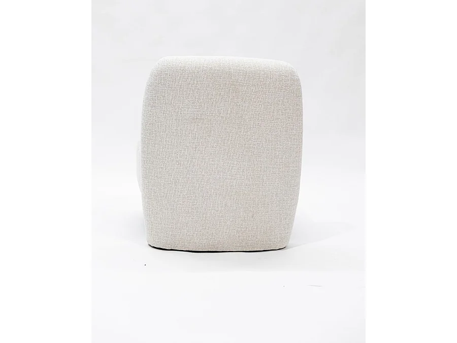 Oslo - Fauteuil design en tissu beige