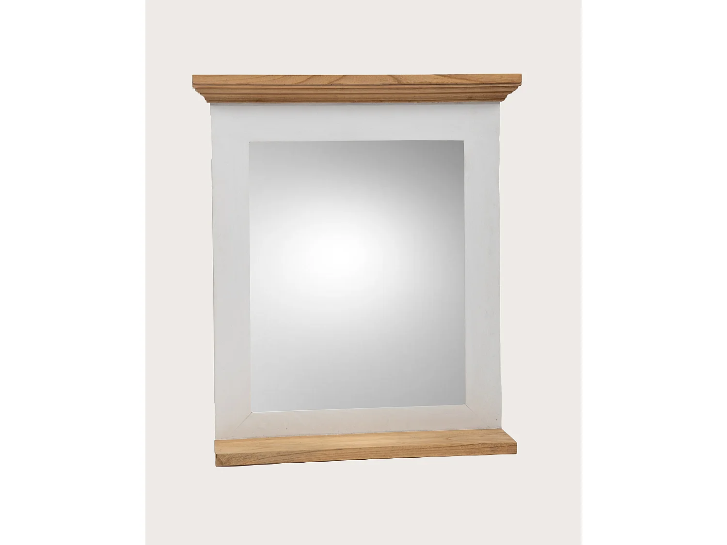 Inda - Miroir mural rectangulaire en bois massif