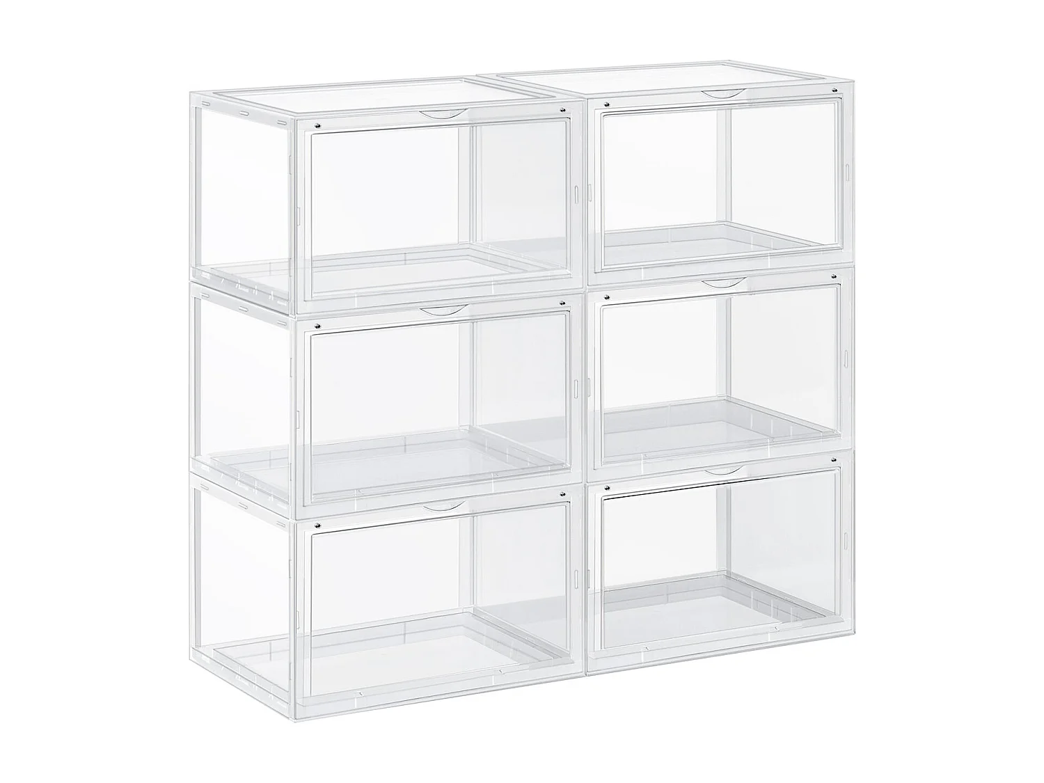 6er-Set Schuhbox Schuhorganizer