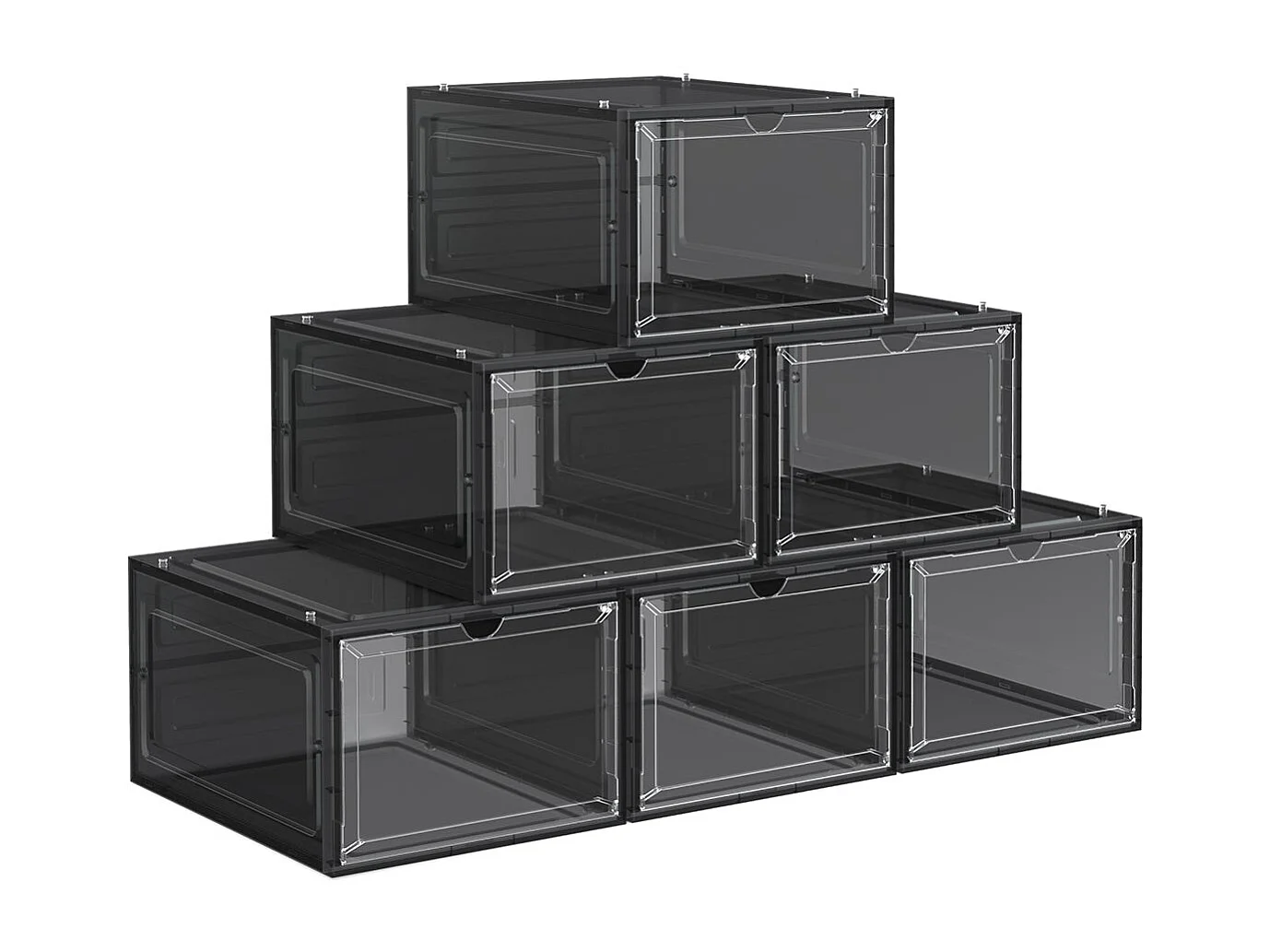 6er-Set Schuhbox Schuhorganizer