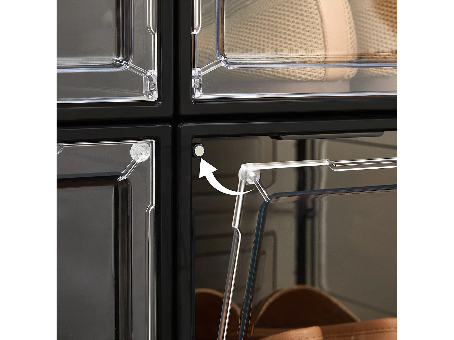 6er-Set Schuhbox Schuhorganizer