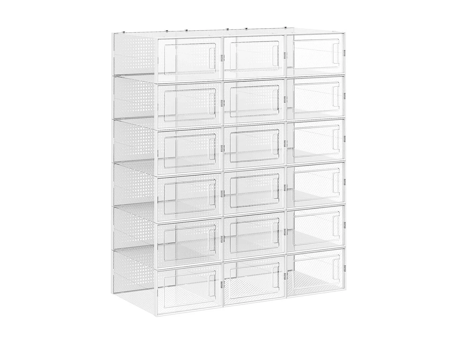 18er-Set Schuhbox Schuhorganizer