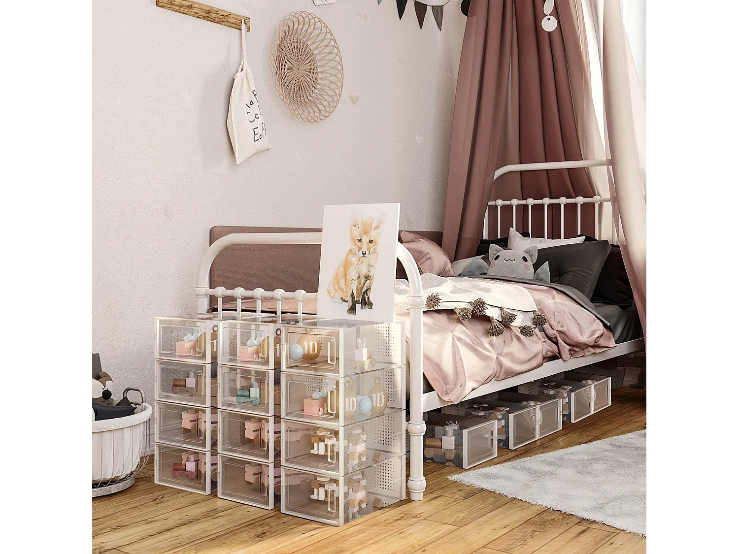 18er-Set Schuhbox Schuhorganizer