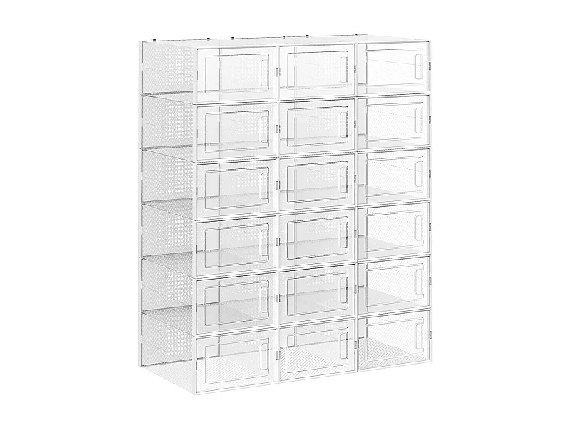 18er-Set Schuhbox Schuhorganizer
