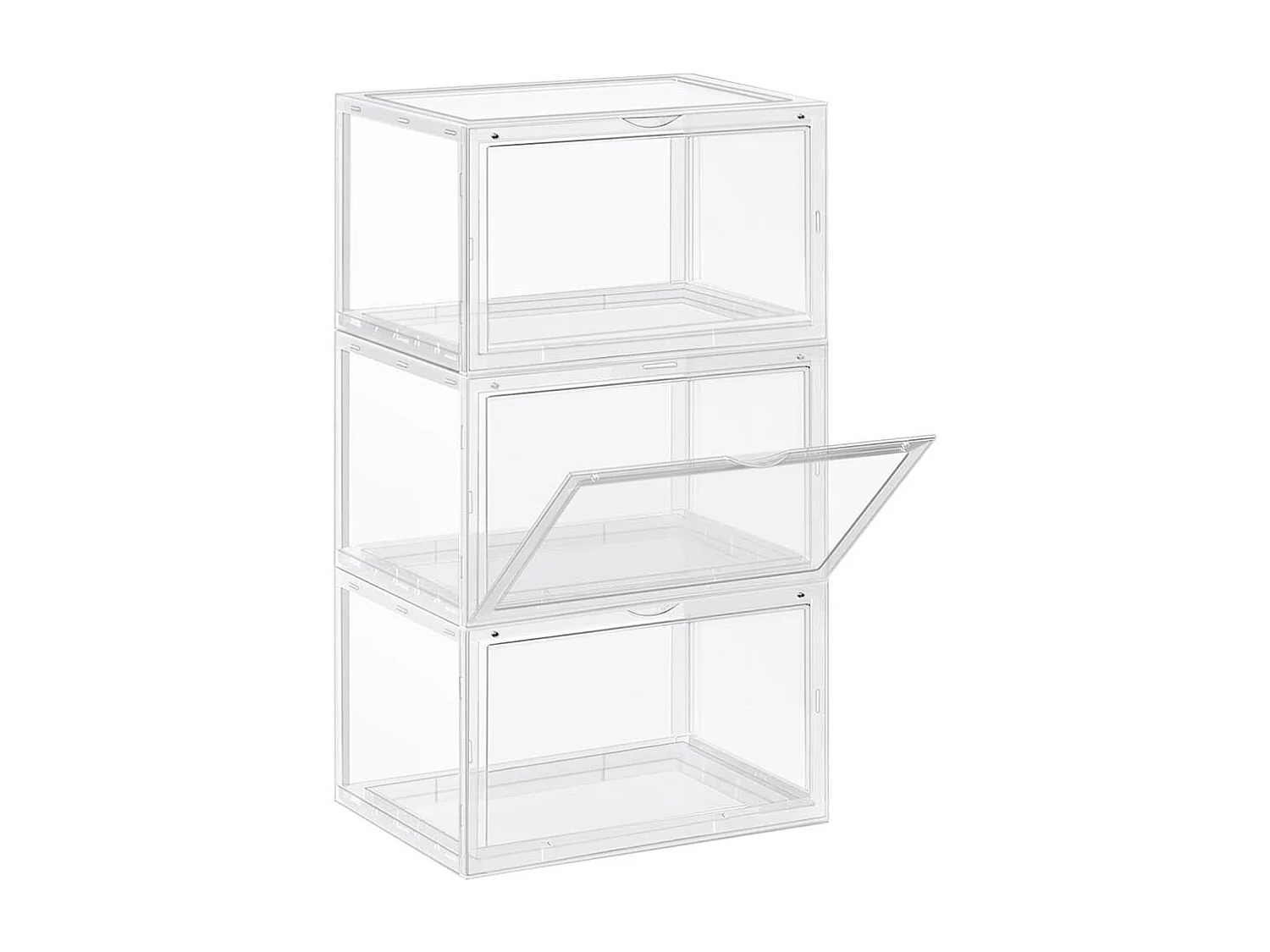 3er-Set Schuhbox Schuhorganizer