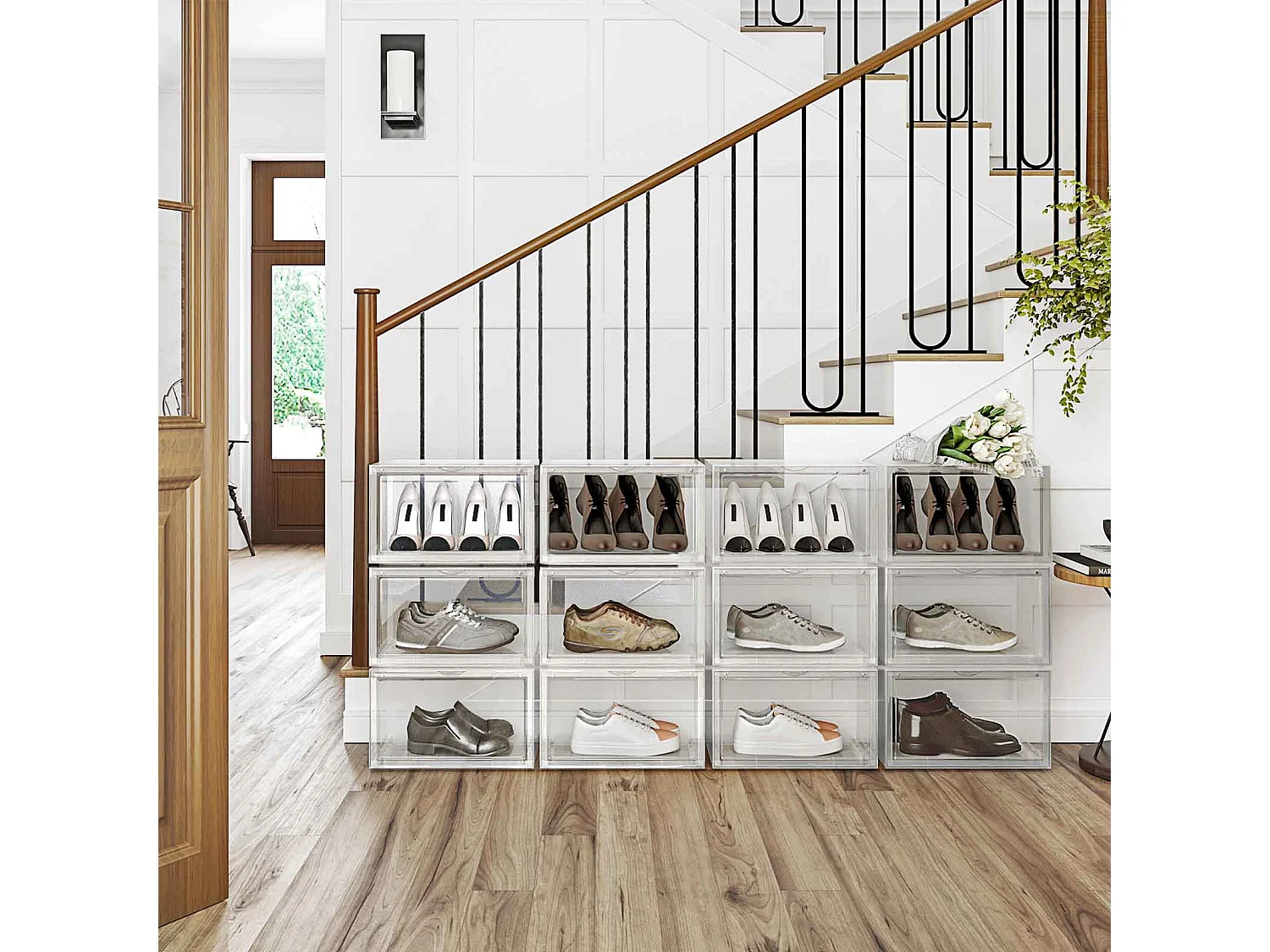 3er-Set Schuhbox Schuhorganizer