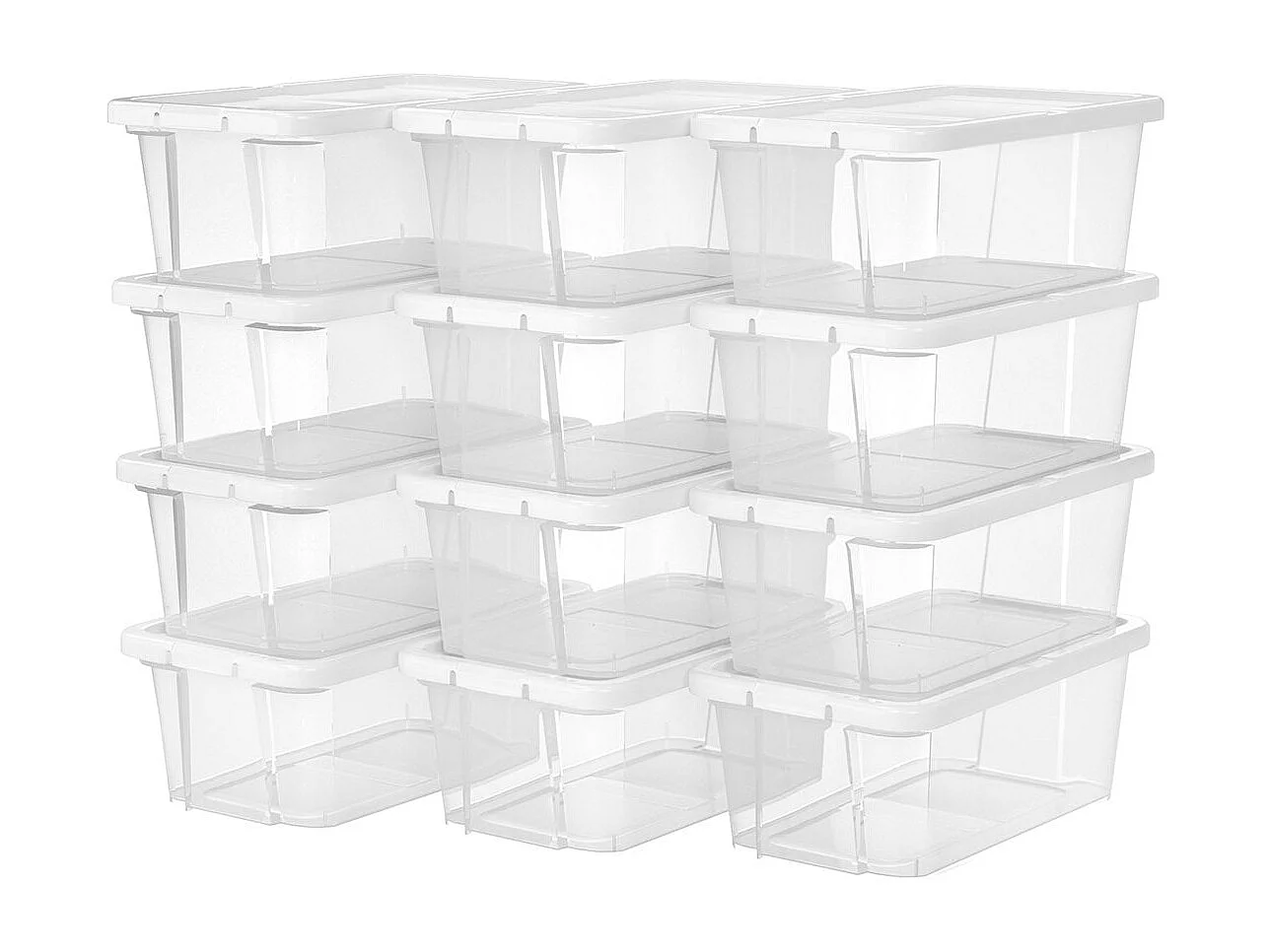 12er-Set Schuhbox Schuhorganizer