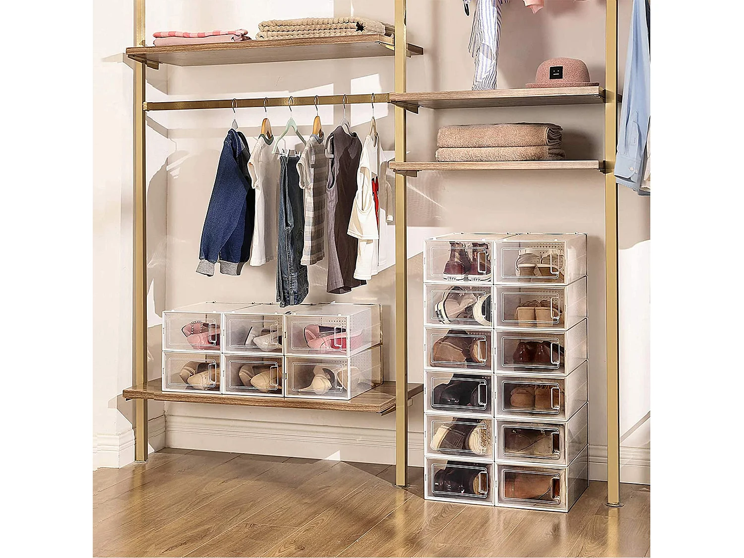 8er-Set Schuhbox Schuhorganizer