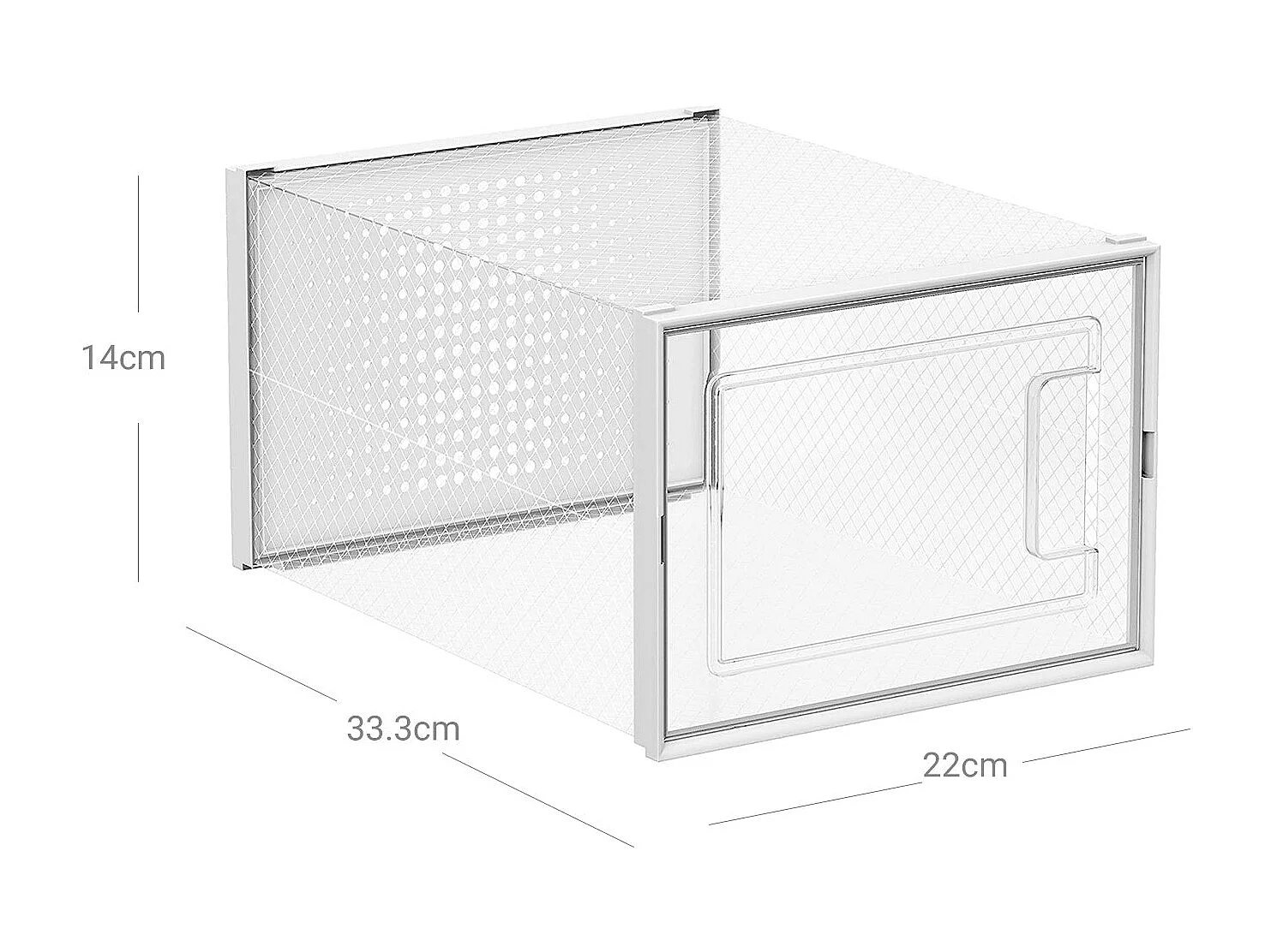 8er-Set Schuhbox Schuhorganizer