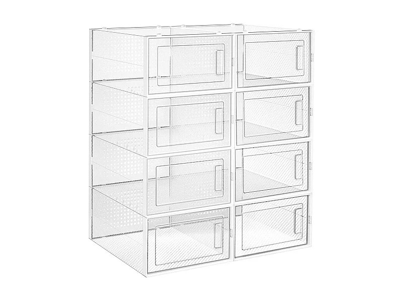 8er-Set Schuhbox Schuhorganizer