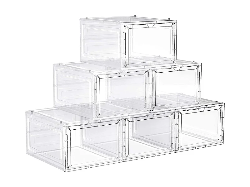 6er-Set Schuhbox Schuhorganizer