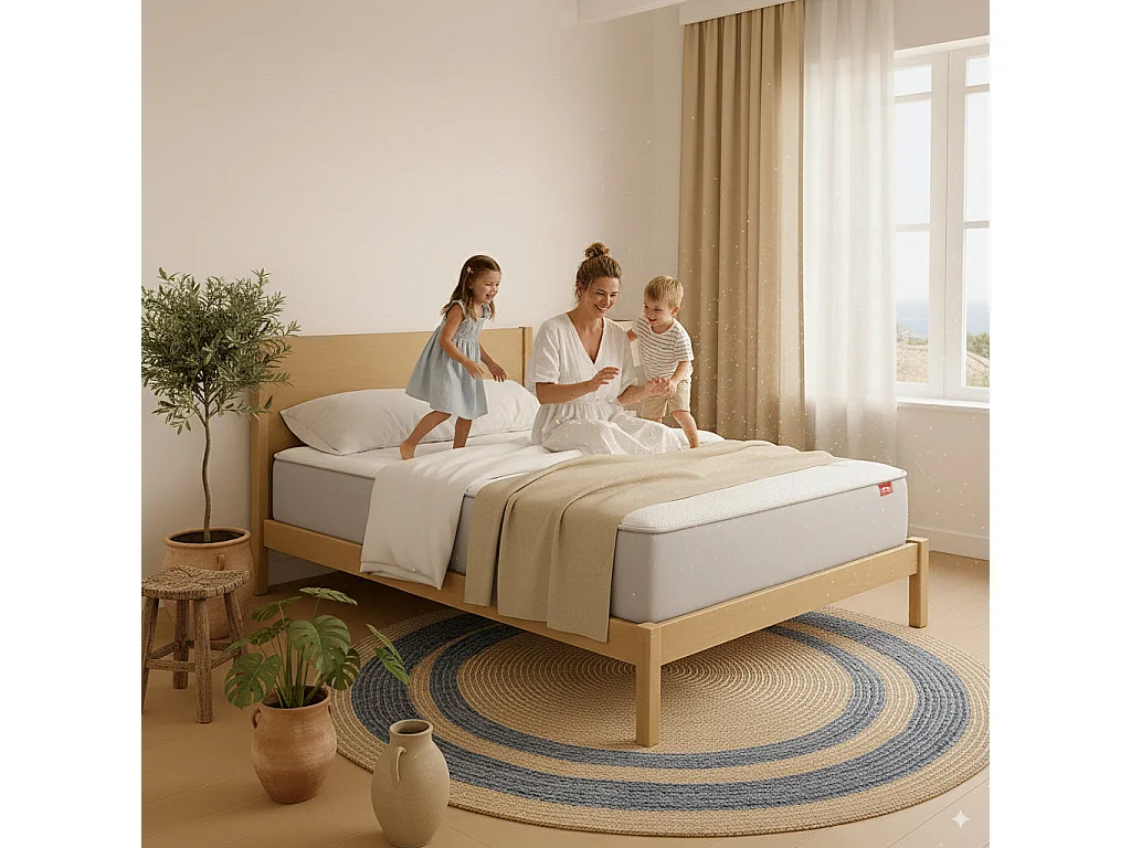 Colchón Morfeo VisCool 105x200 - Híbrido muelles ensacados y viscoelástica