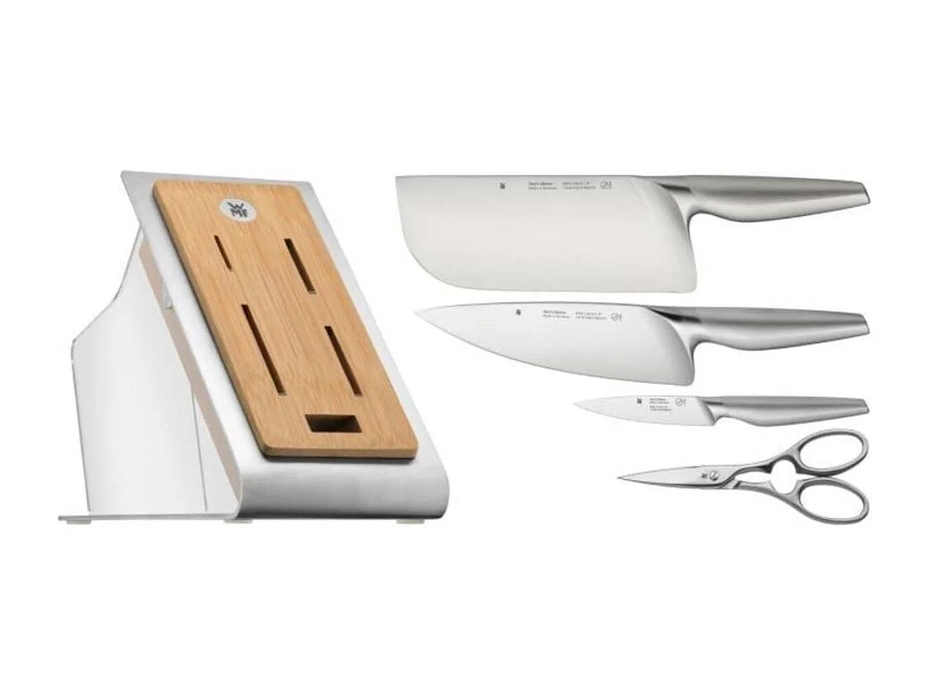 WMF Chef's Edition bloc à couteaux avec set de couteaux 5 pièces