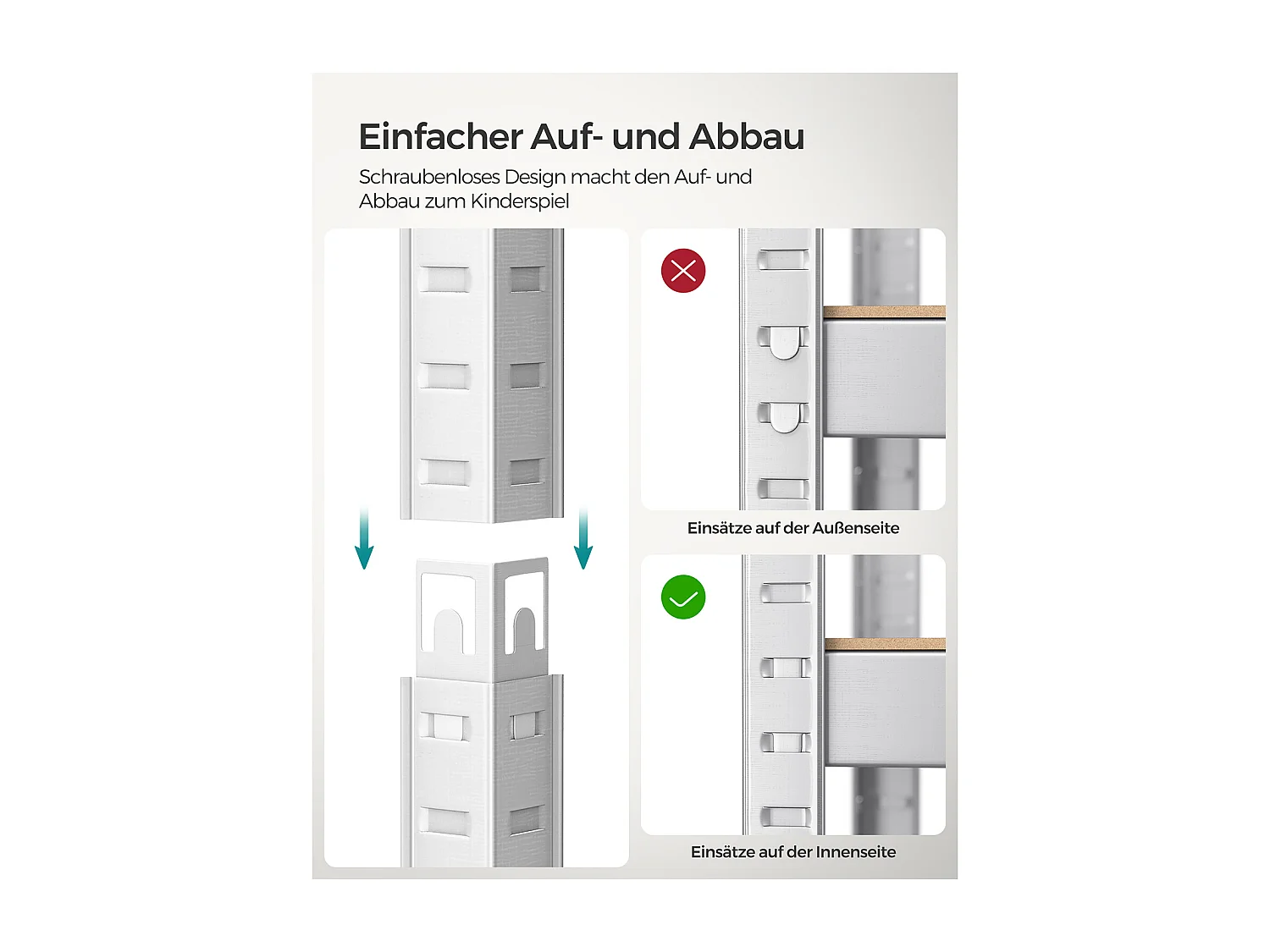 Regal 30x75x150 cm Silber