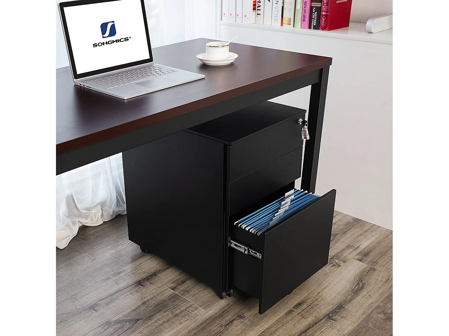 Caisson de rangement 39x52x60 cm noir