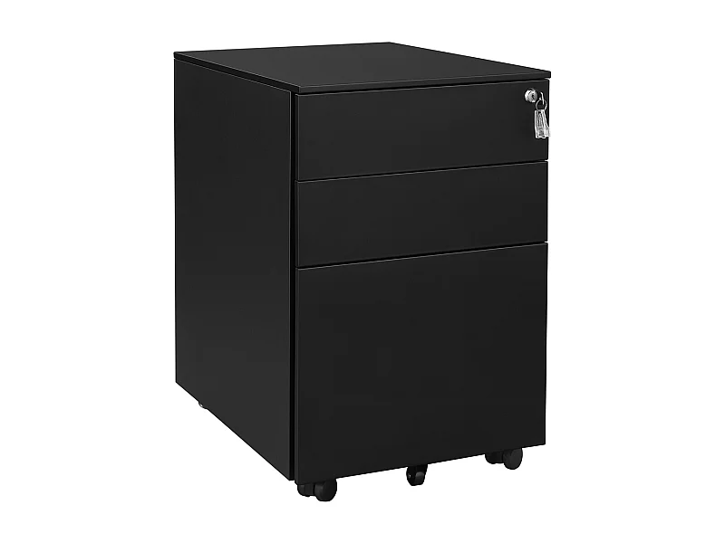 Caisson de rangement 39x52x60 cm noir