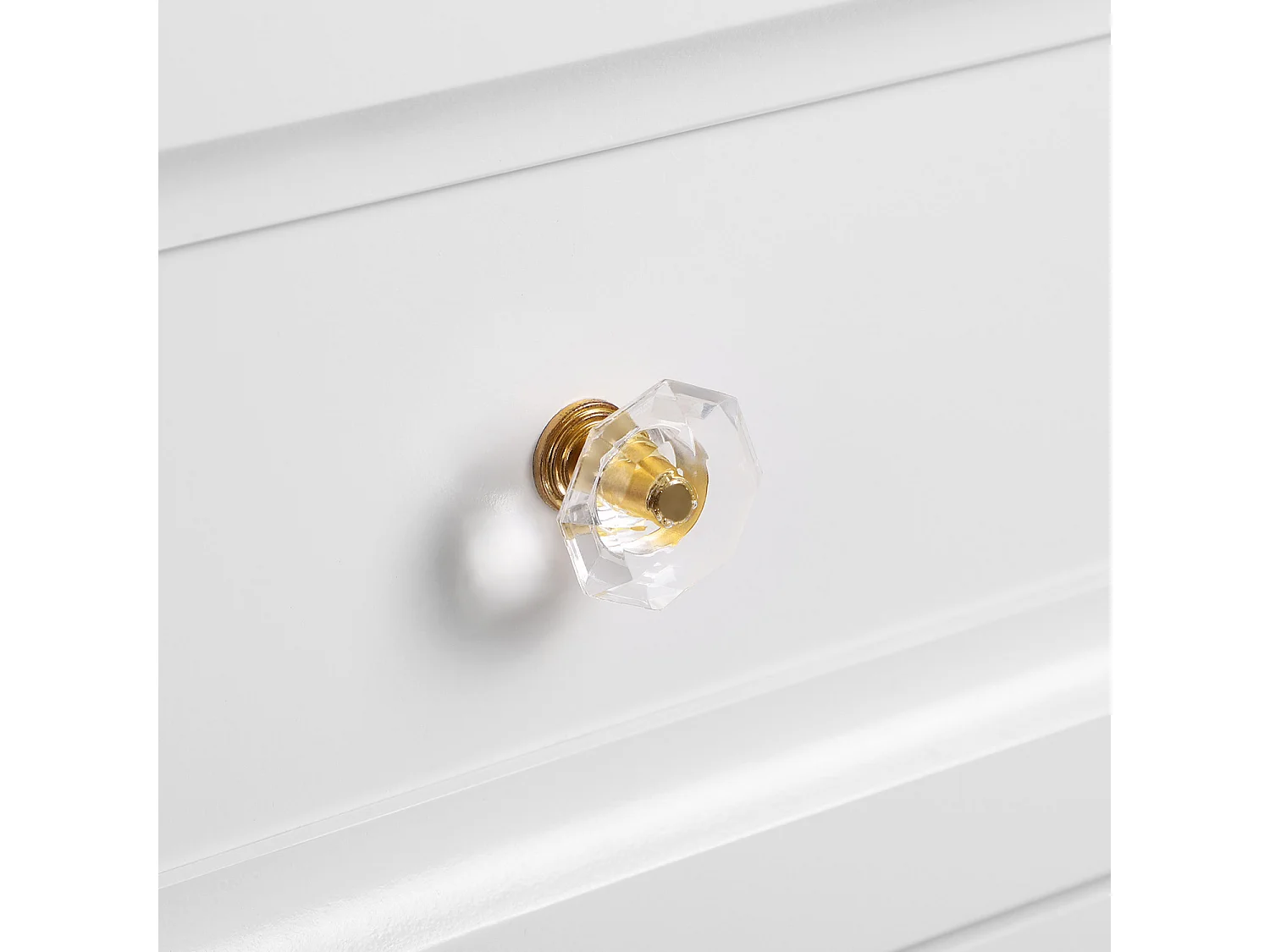 Nachtkastje 30x38x52 cm wit