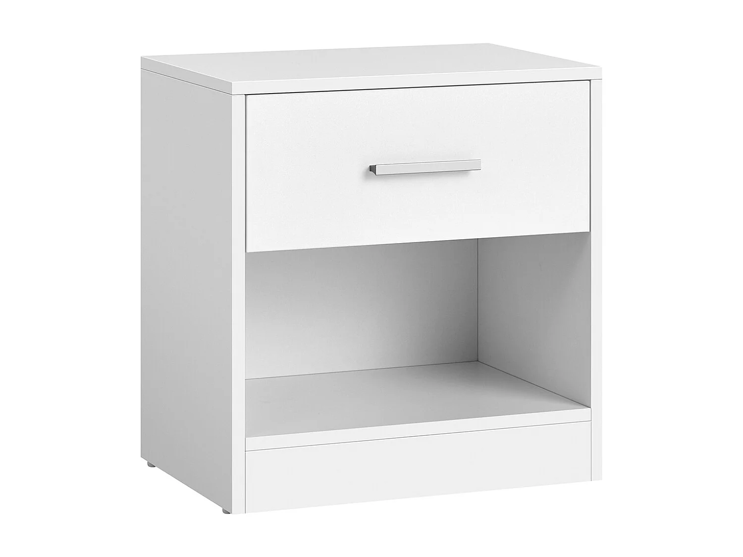 Stolik nocny 39x27,6x41 cm biały