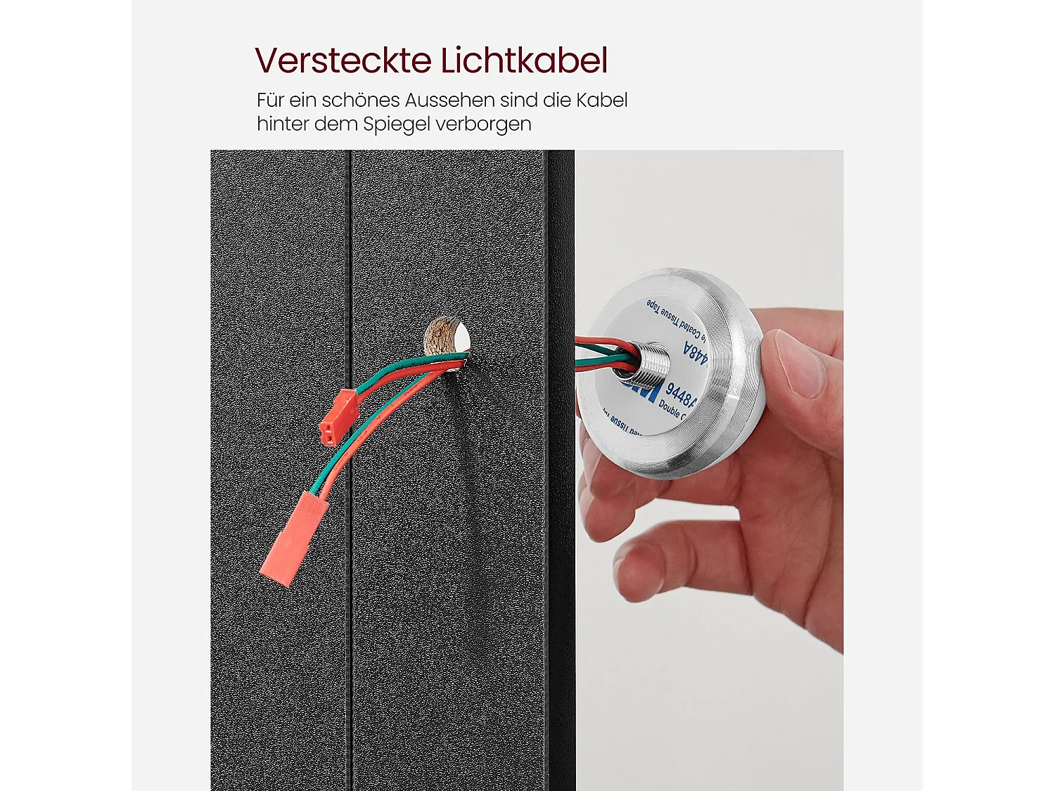 Frisiertisch 80x40x145 cm schwarz RDT114T16