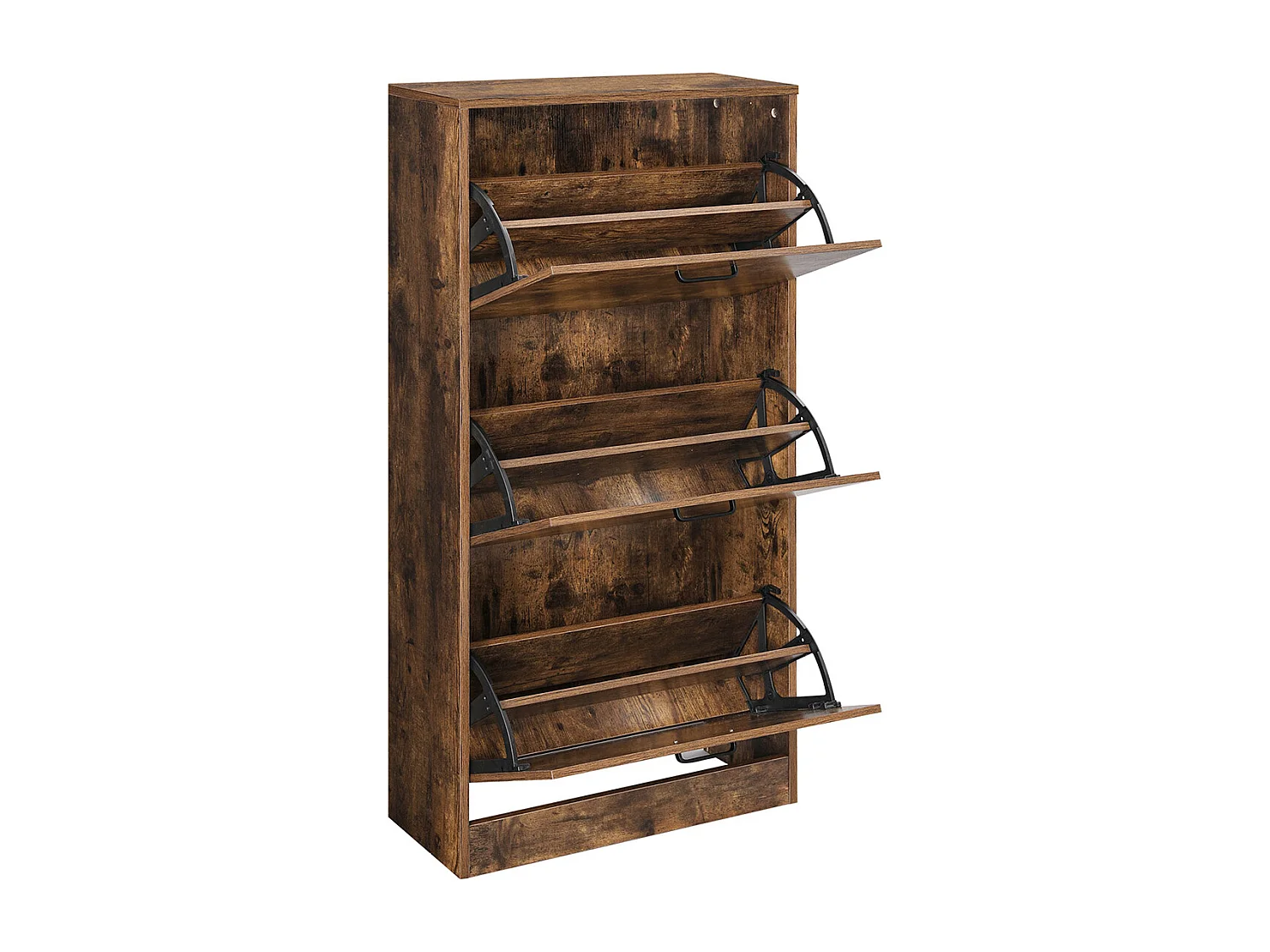 Schuhschrank 60x24x120 cm braun