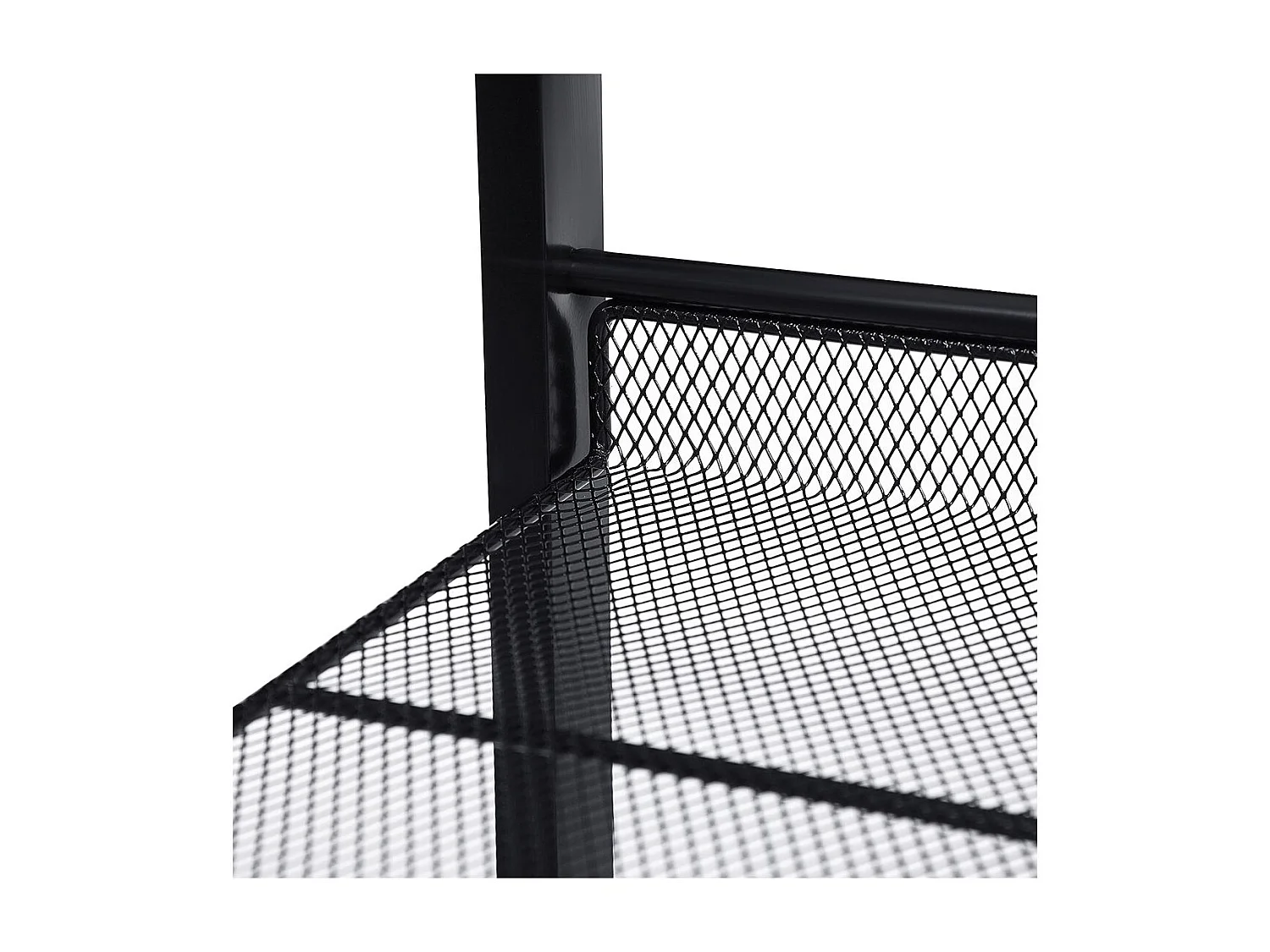 Schuhregal 74x30,5x103,8 cm Schwarz