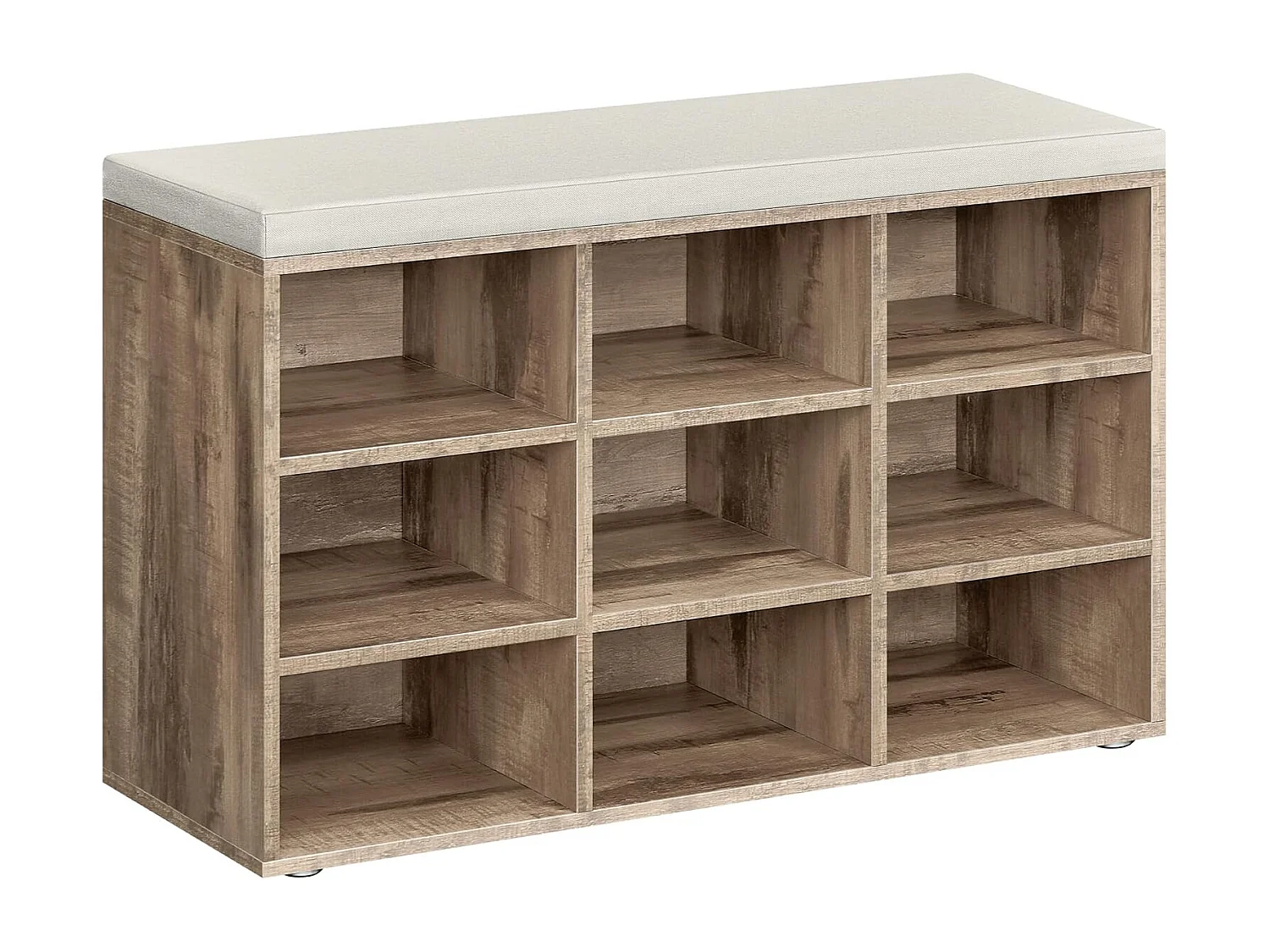 Schuhbank 30,3x78,5x48 cm braun