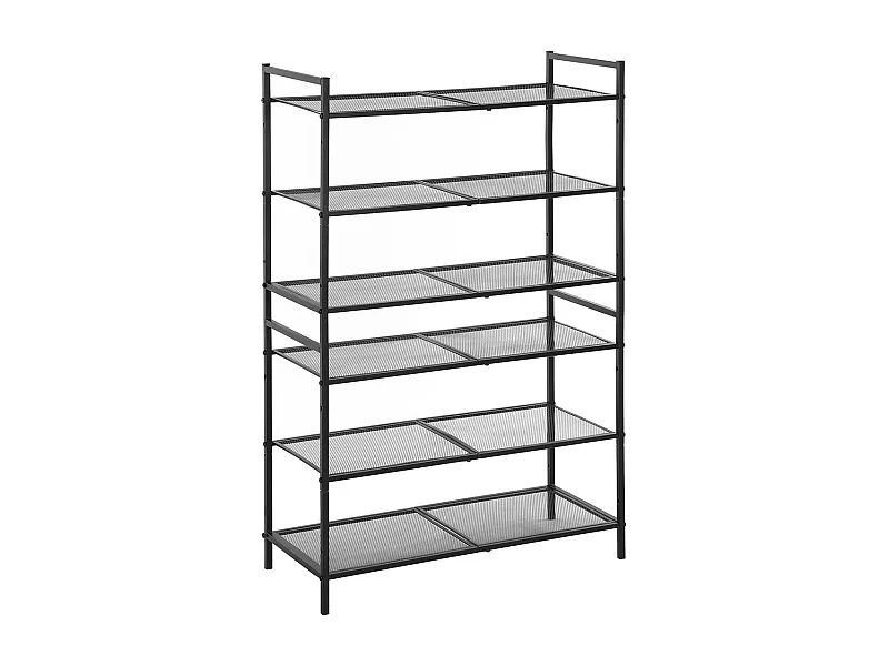 Schuhregal 68,5x28,5x53 cm schwarz