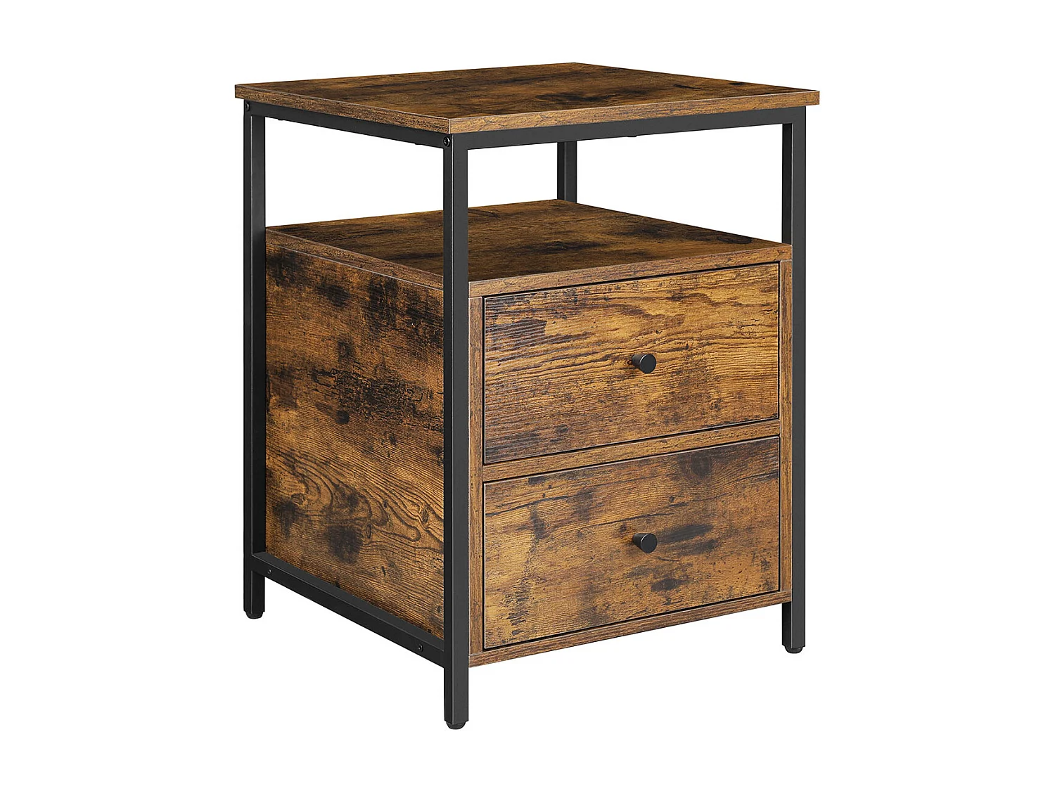 Szafka nocna 45x45x60 cm czarna