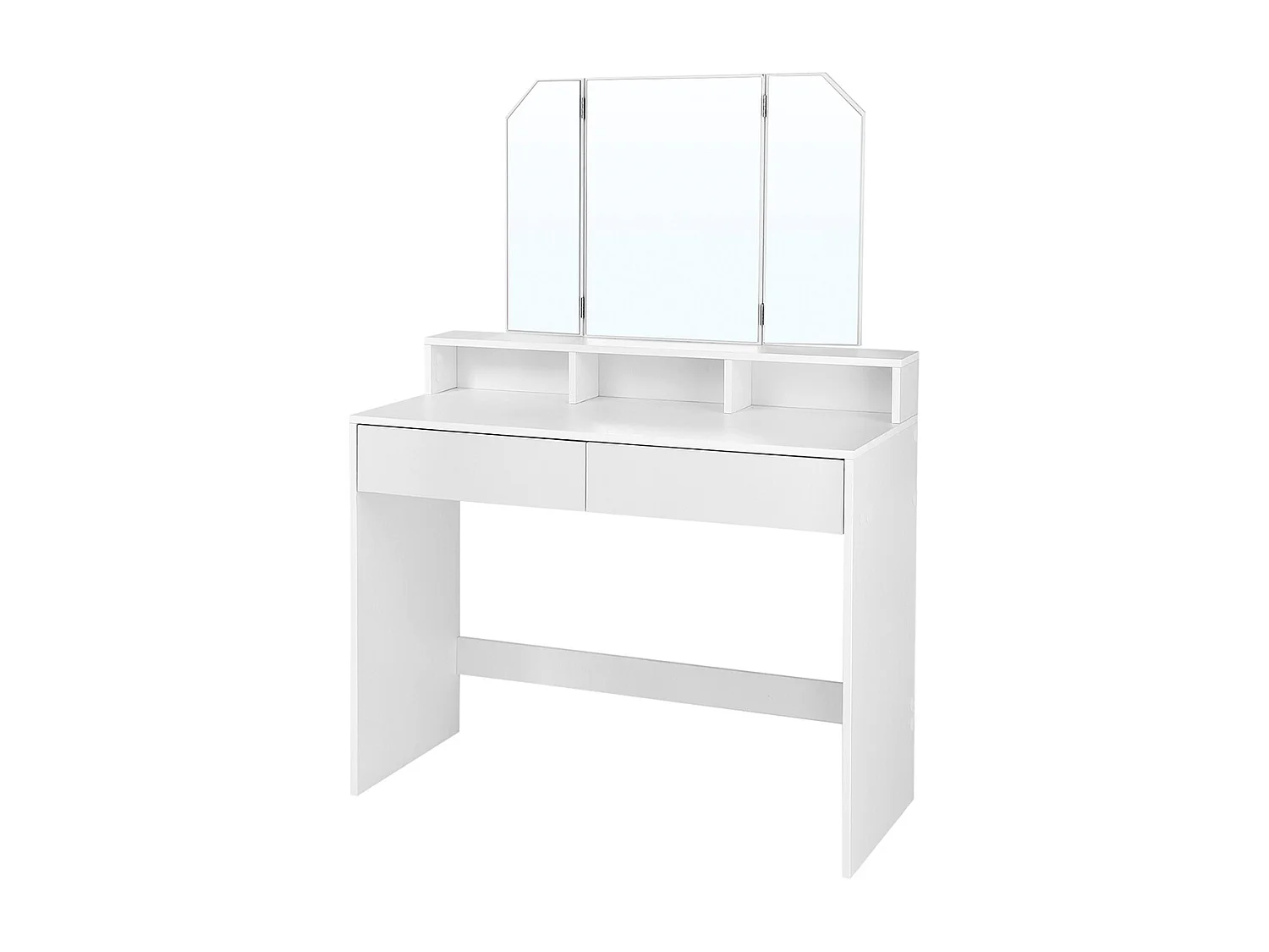 Coiffeuse 100x40x142 cm blanche