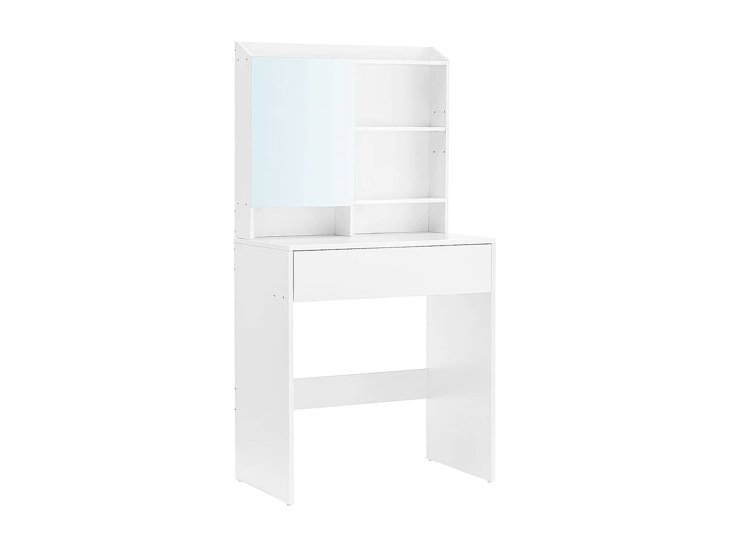 Coiffeuse 70x40x136 cm blanche Table de maquillage