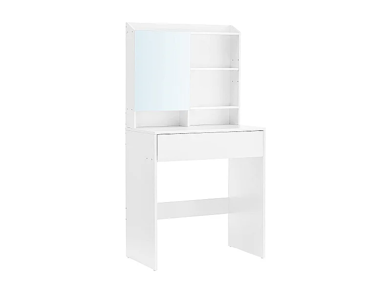 Coiffeuse 70x40x136 cm blanche Table de maquillage