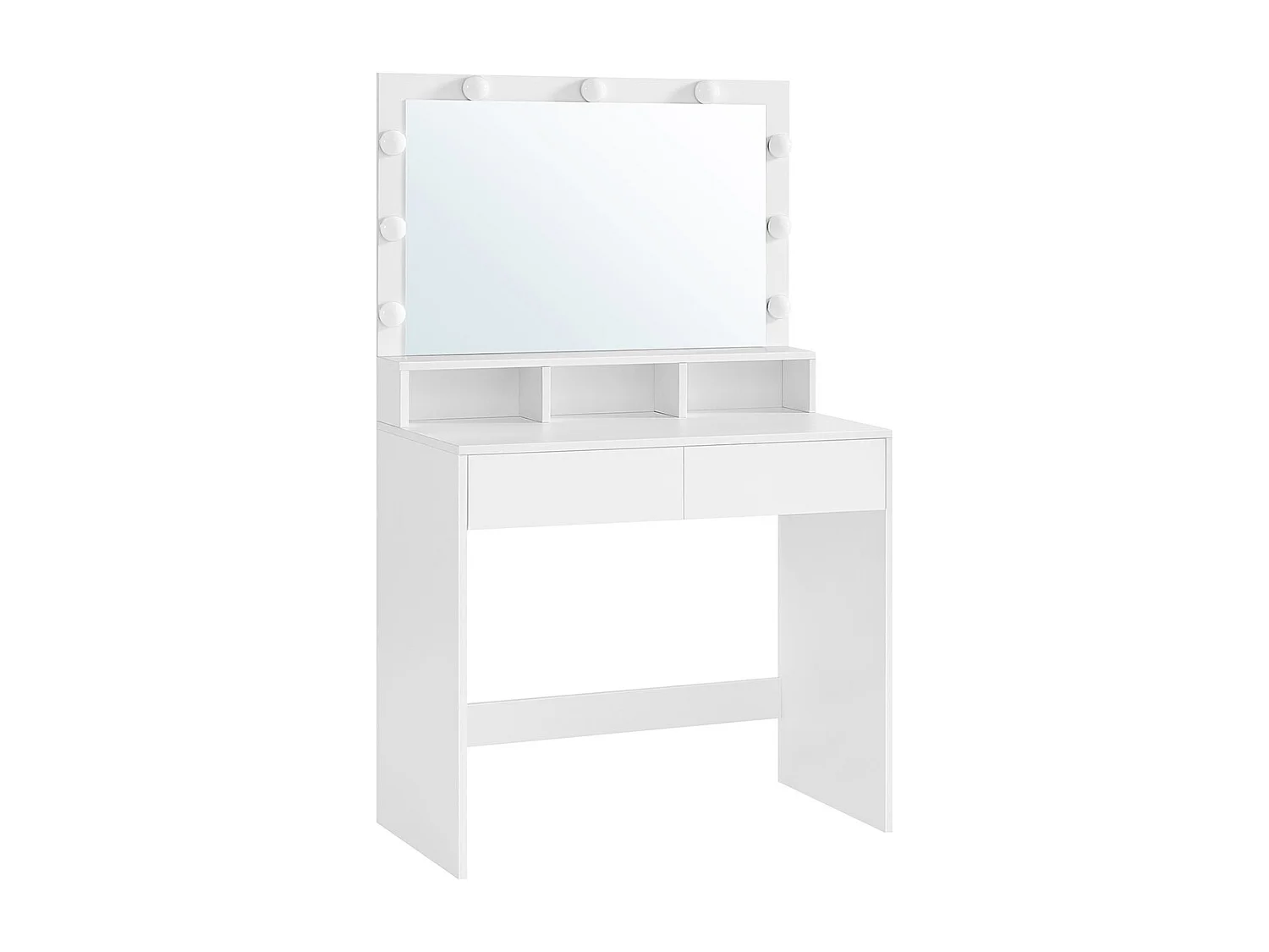 Frisiertisch 80x40x140 cm weiß RDT120T10