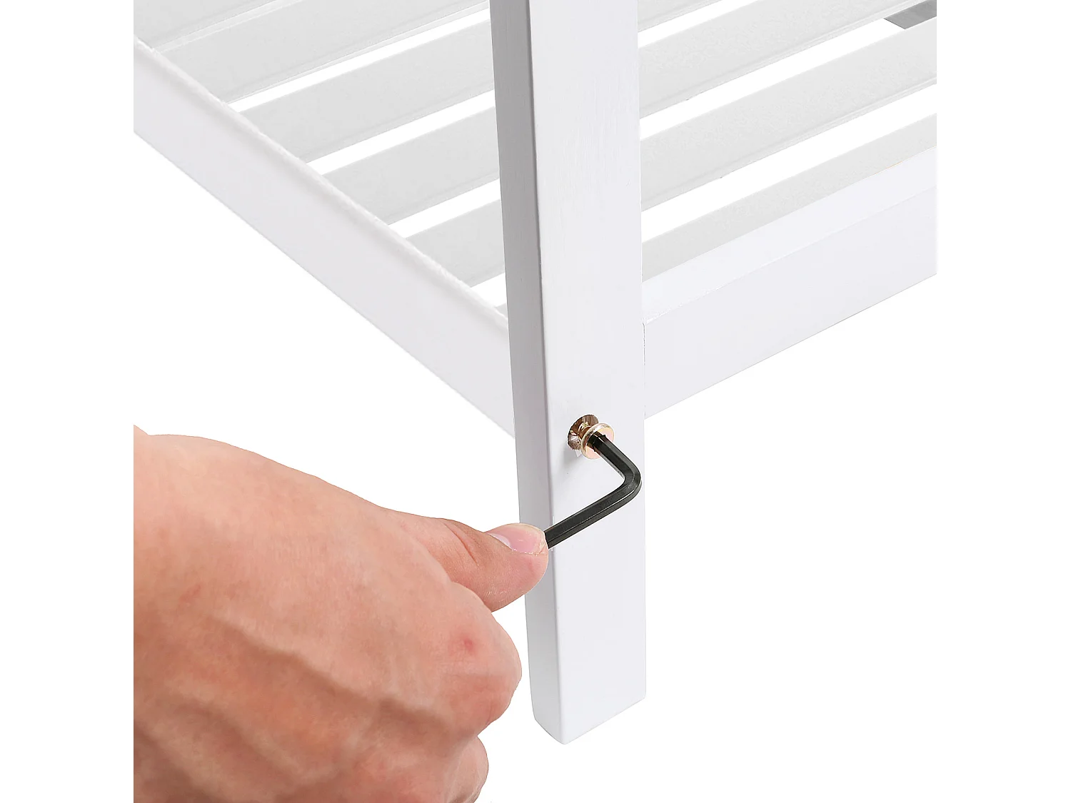 Schuhregal 70x26x33 cm weiß