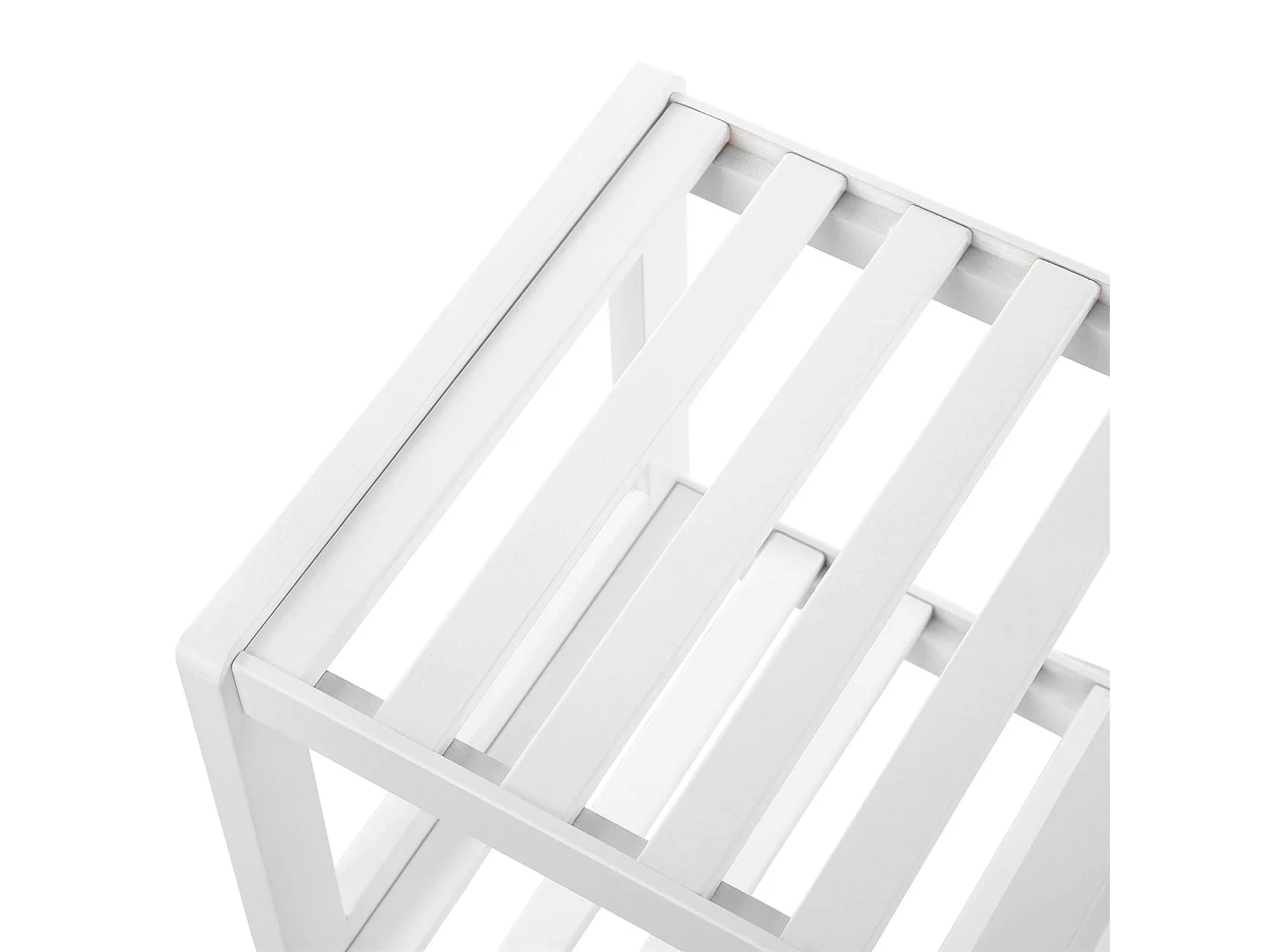 Schuhregal 70x26x33 cm weiß