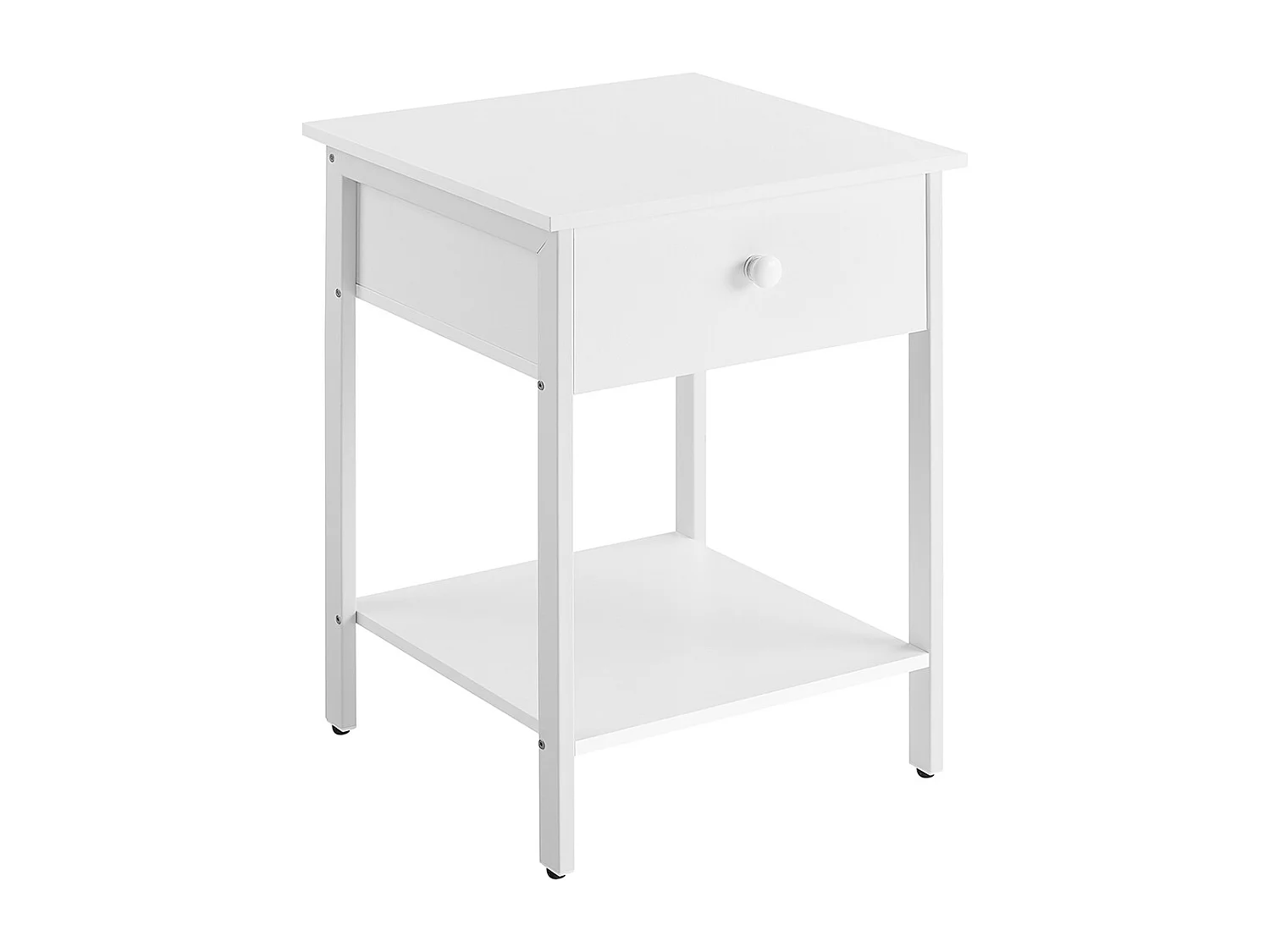 End table 40x40x55 cm white
