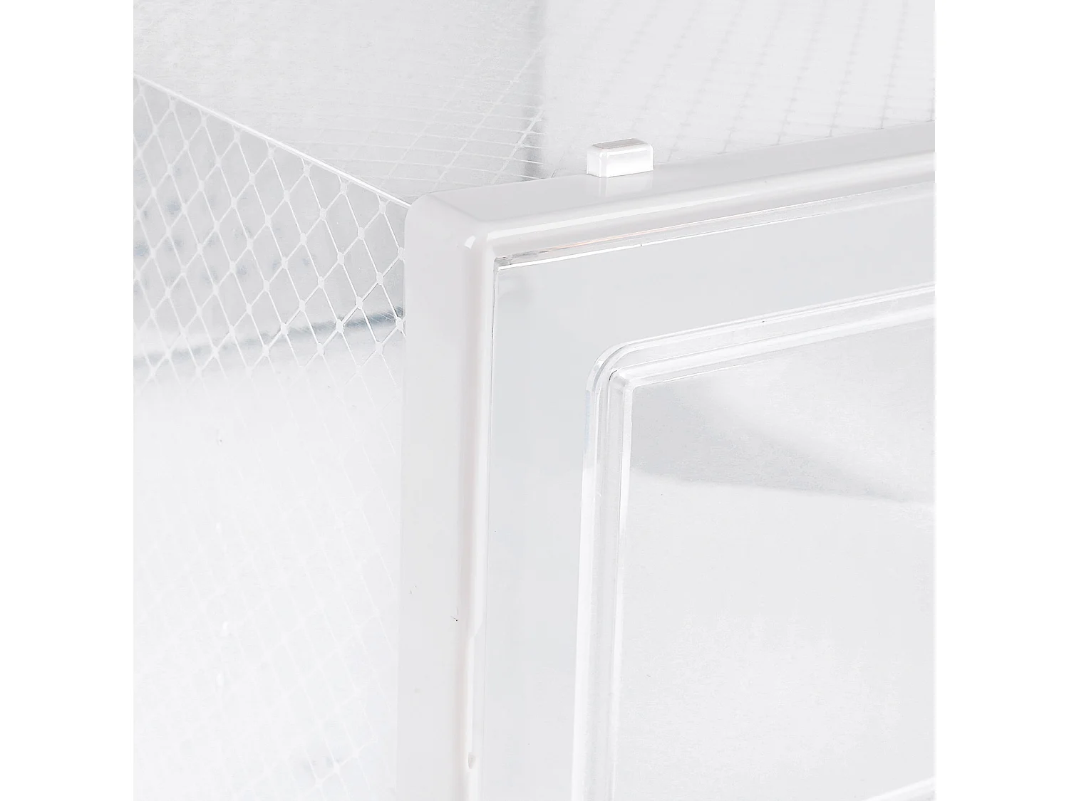 Boîte à chaussures 33,5x23,2x14,3 cm boîte à chaussures en plastique blanc