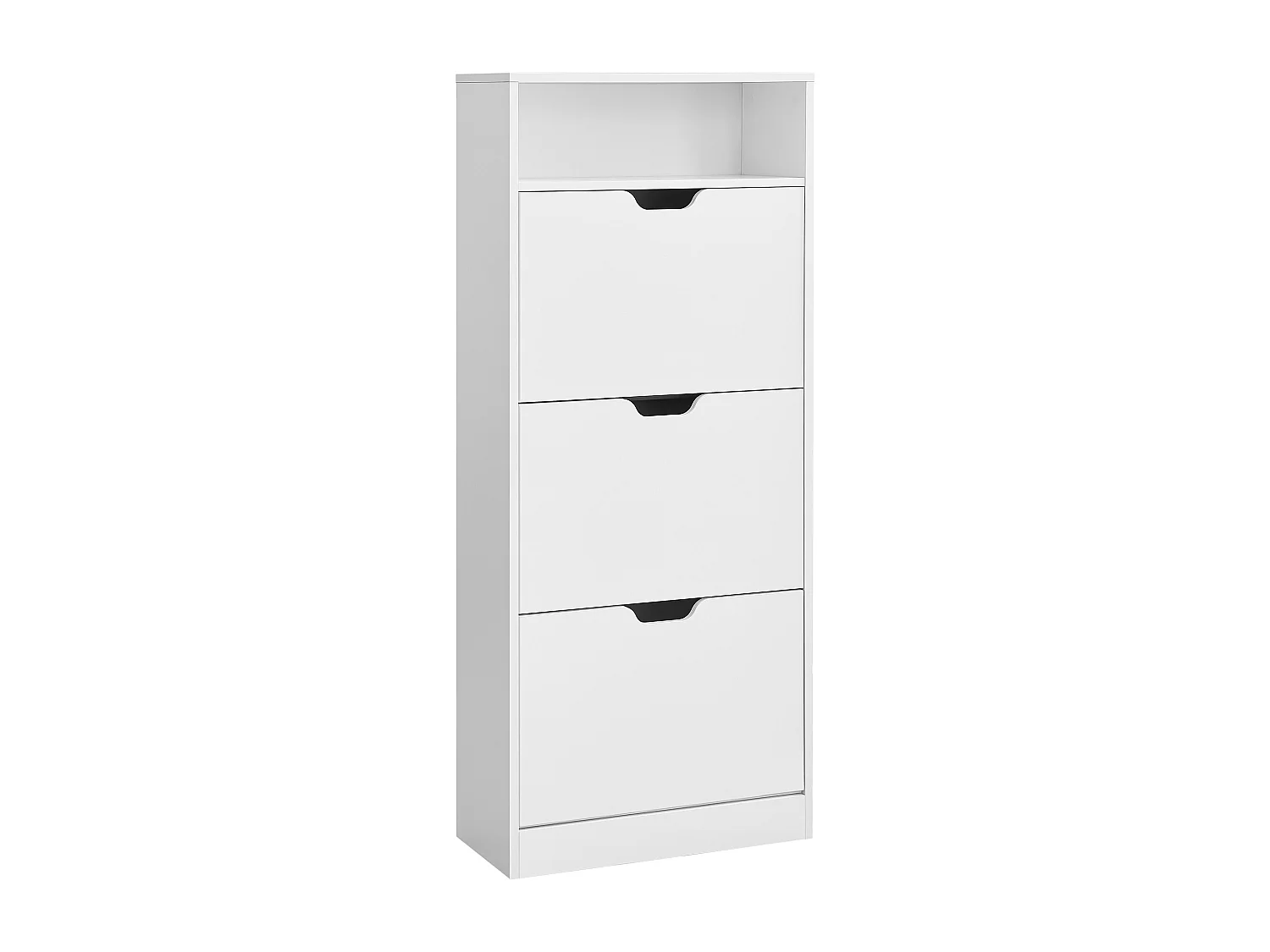 Shoe Cabinet 24x60x139 cm white LBC046W01