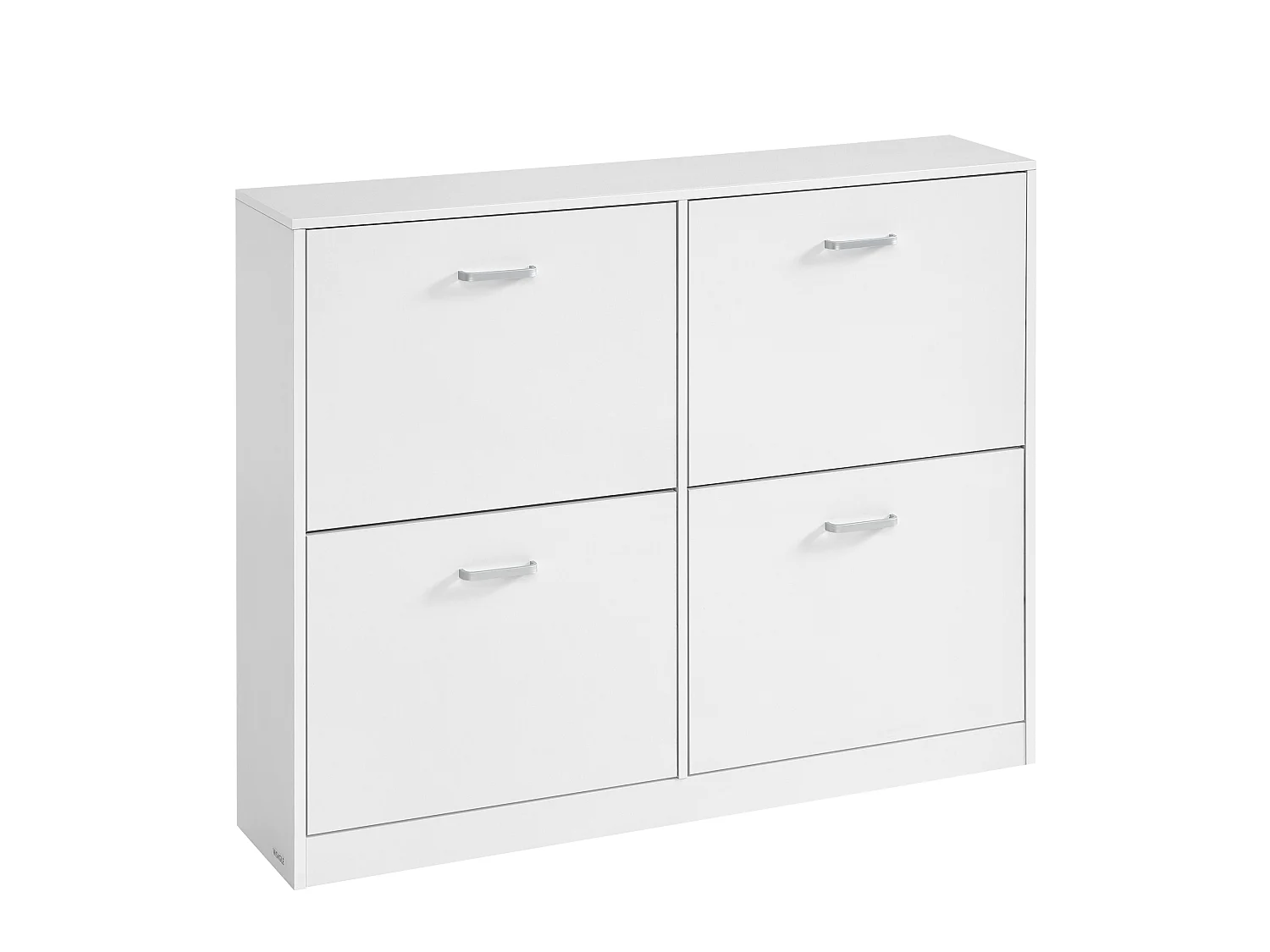 Schoenenkast 24x105,5x82,7 cm wit