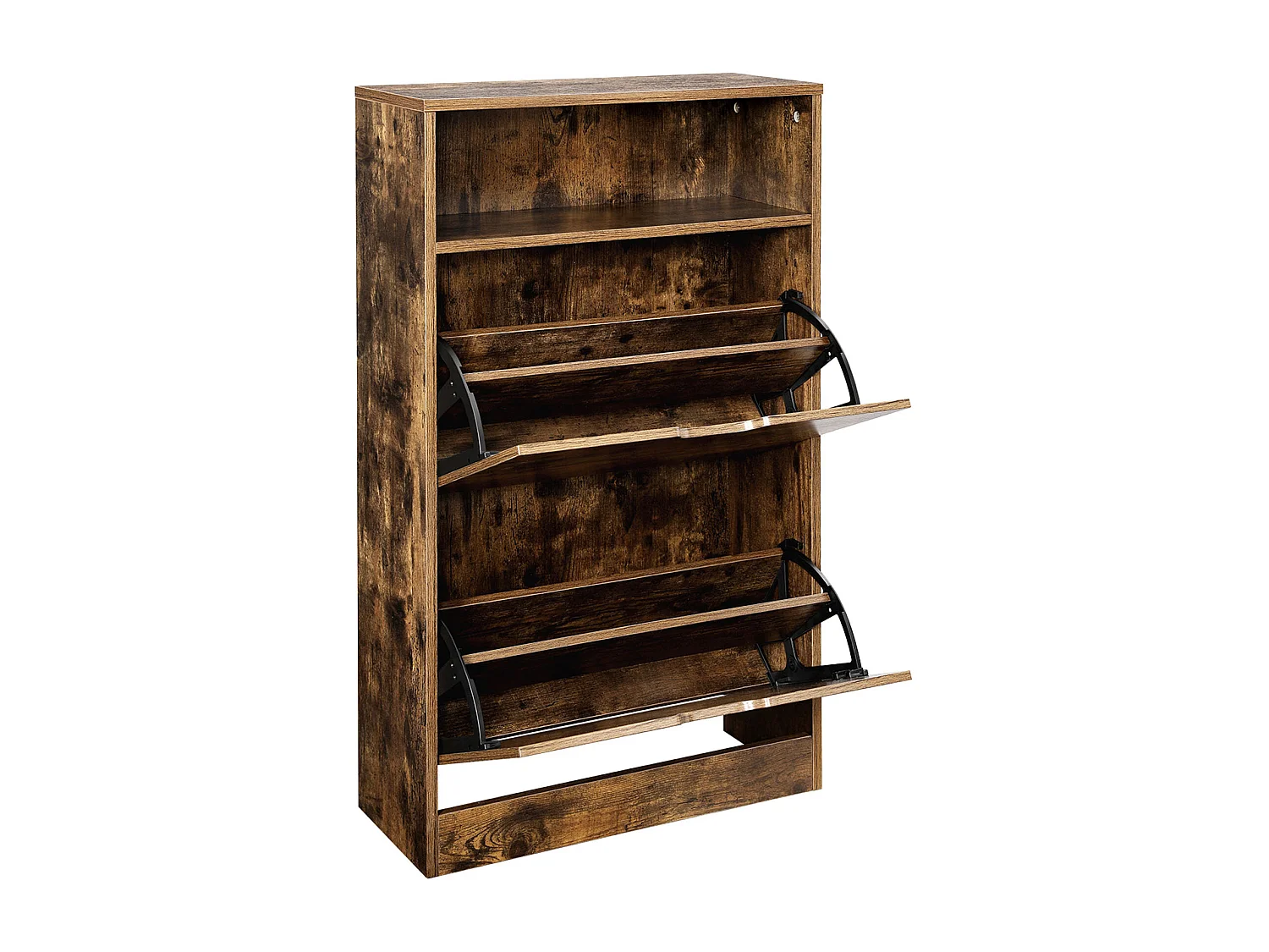 Meuble à chaussures 60x24x102 cm marron