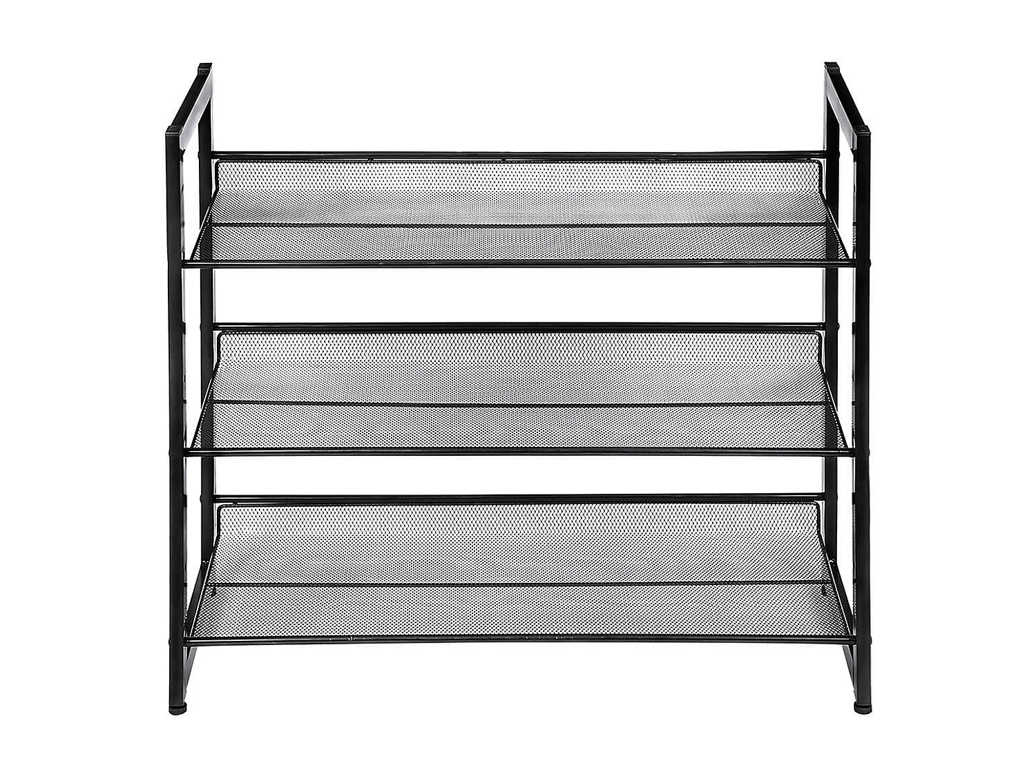 Schuhregal 74x30,5x61,5 cm schwarz