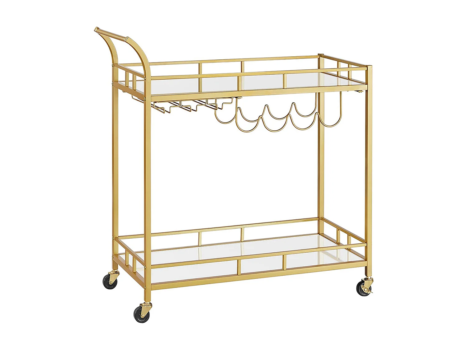 Barwagen 86,1x38,1x90,2 cm gold