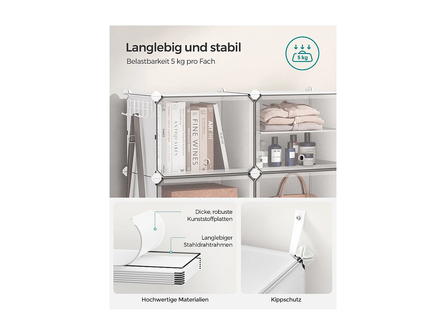 Schuhregal 82x32x92 cm weiß