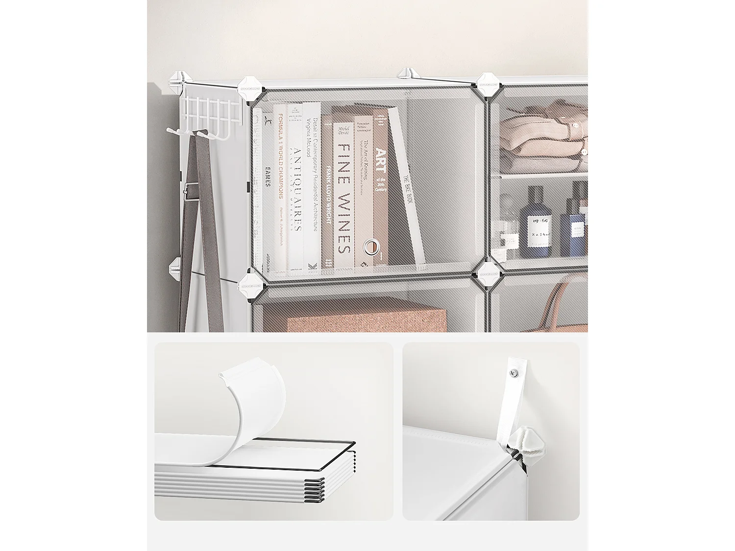 Schuhregal 82x32x92 cm weiß