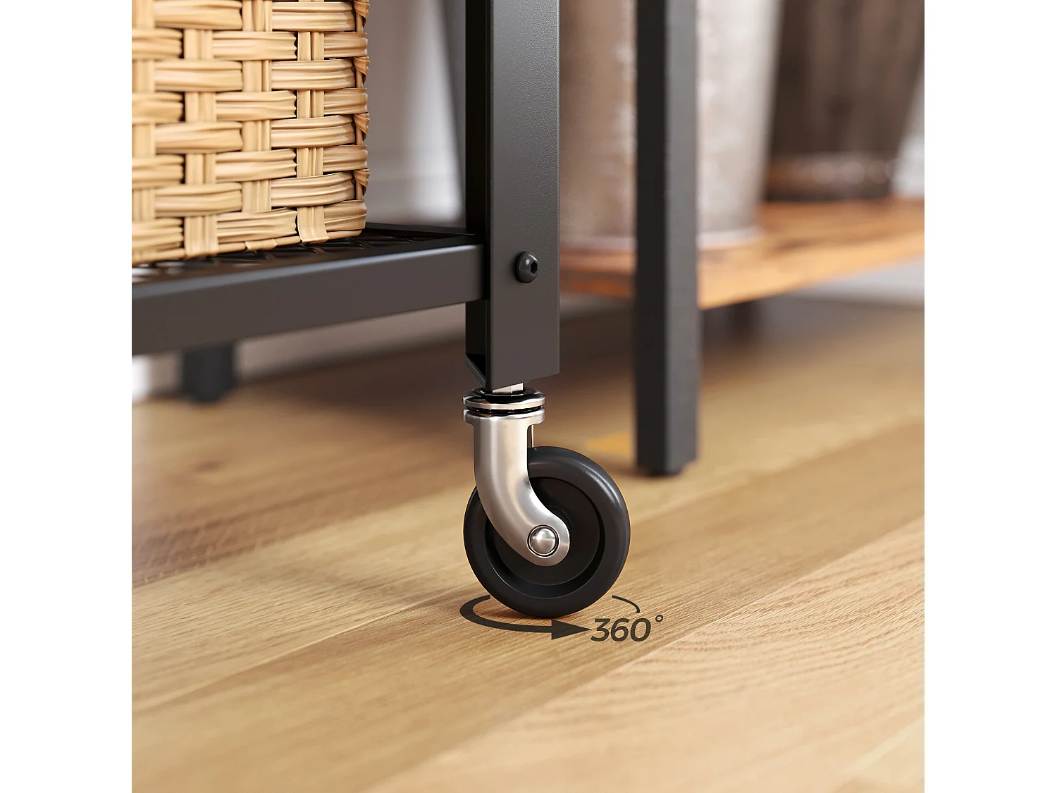 Nutzfahrzeugwagen 60,6x40x78 cm Braun