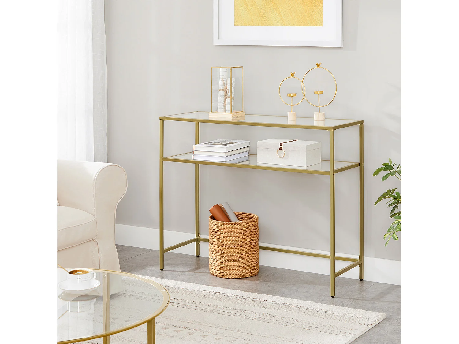 Table console 100x35x80 cm or