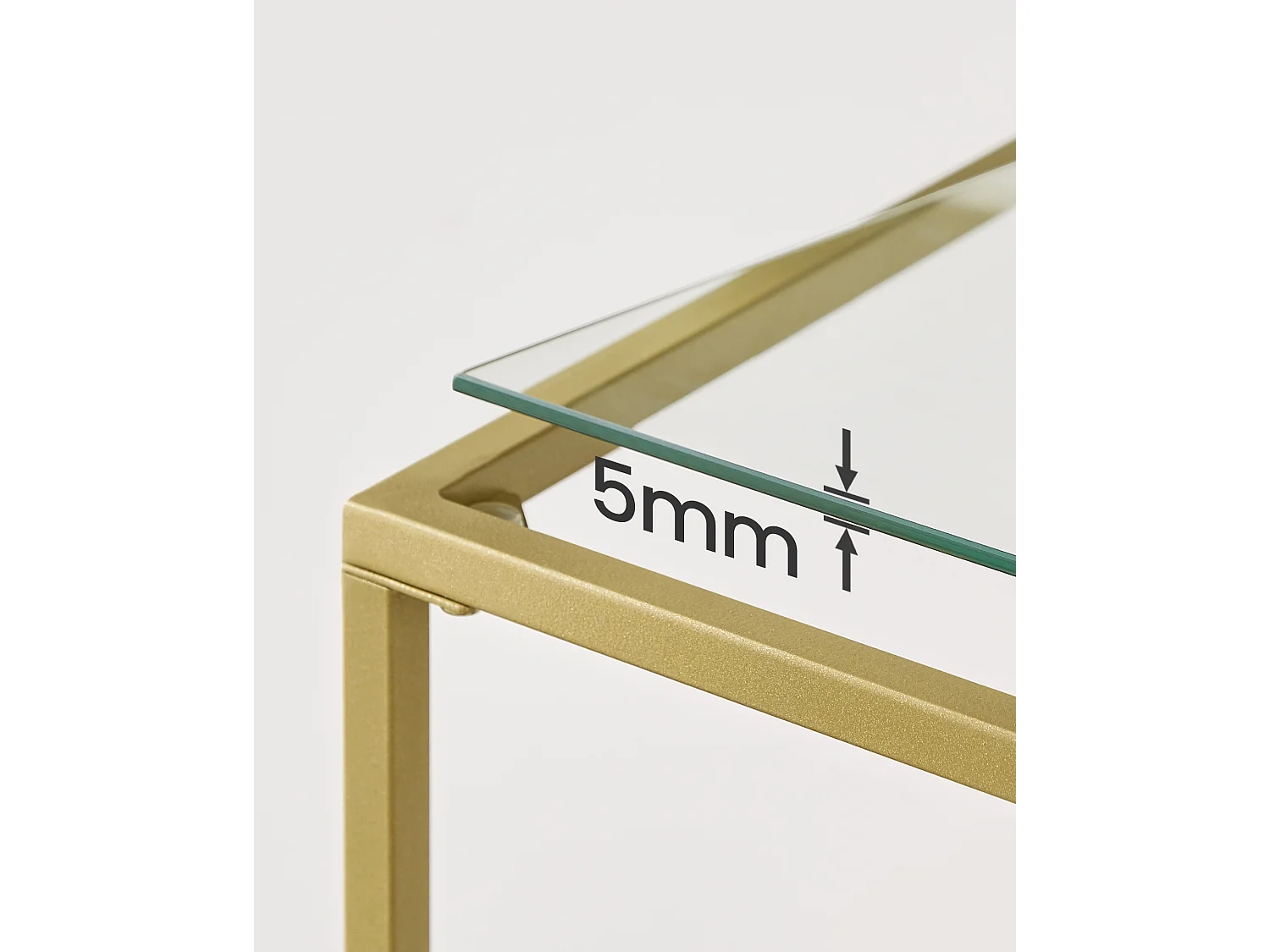 Consoletafel 100x35x80 cm goud