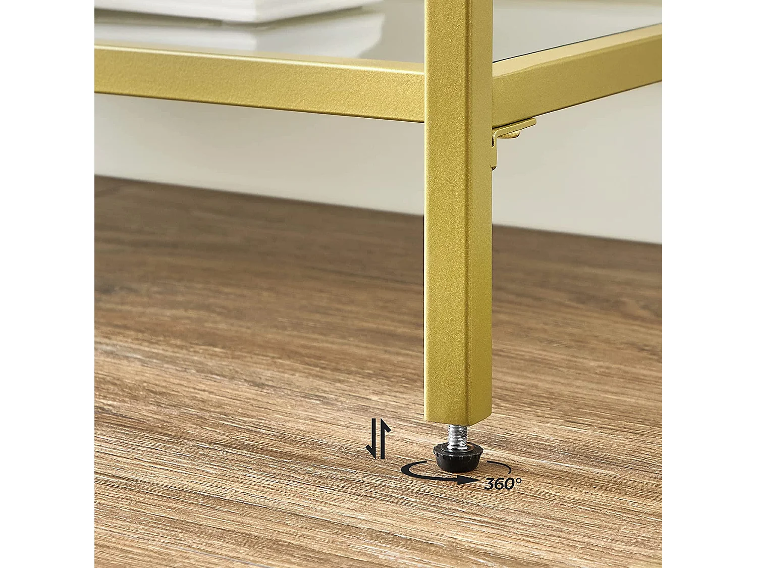 Consoletafel 130x30x73,3 cm goud