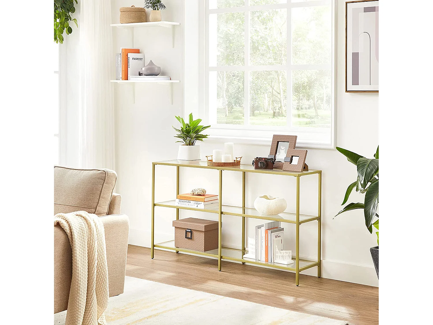 Table console 130x30x73,3 cm or