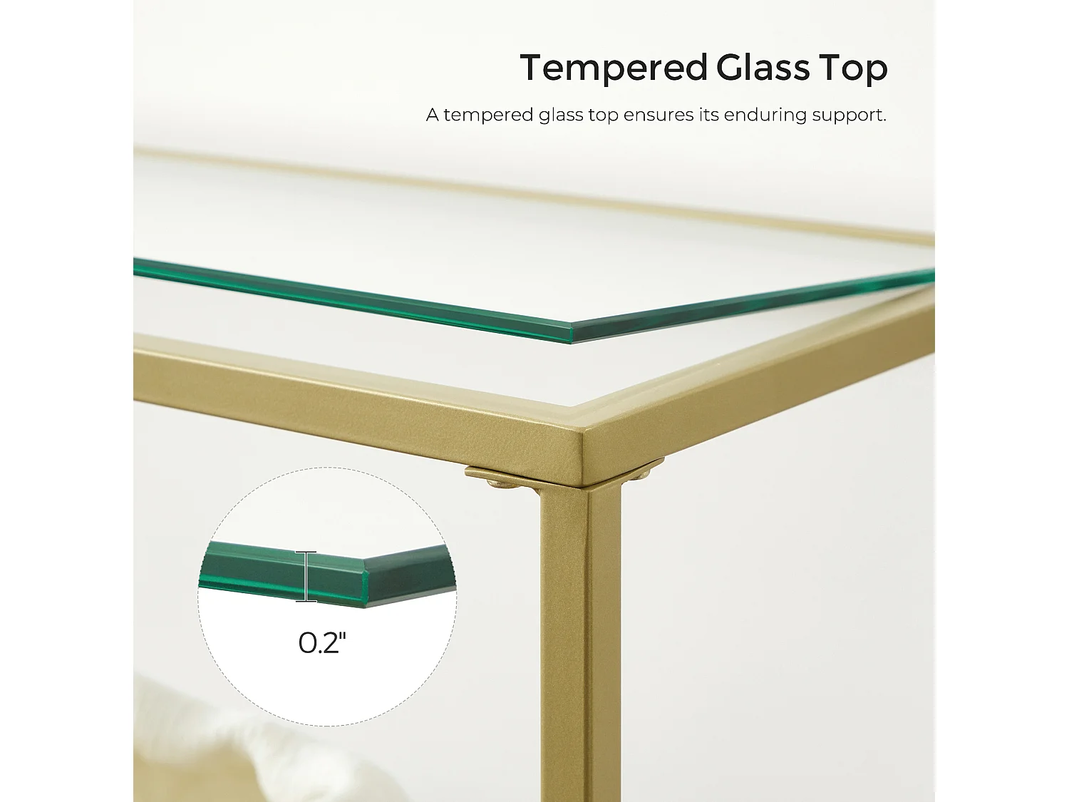 Mesa consola 130x30x73,3 cm dorado