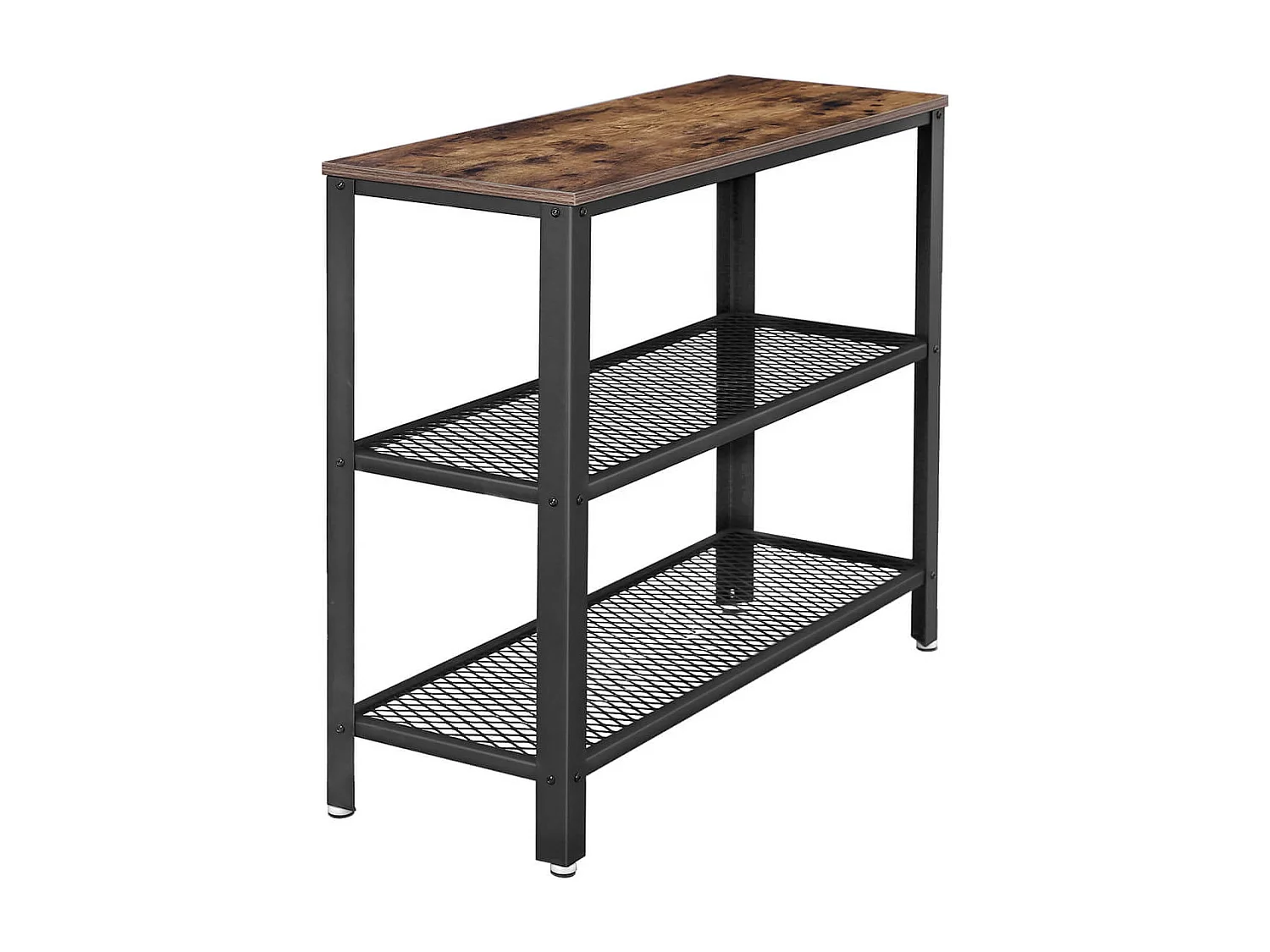 Consoletafel 101,5x35x80 cm zwart